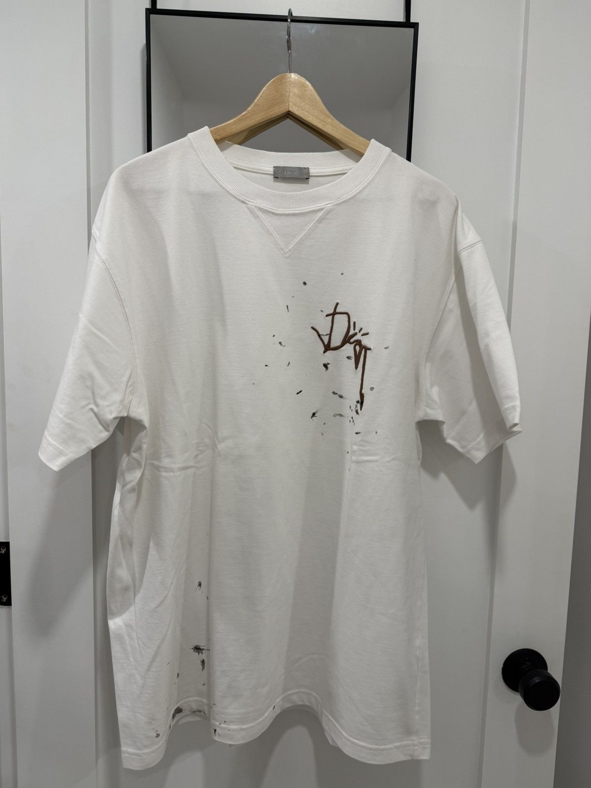 Dior × Travis Scott Dior x Cactus Jack White T Size US XL / EU 56 / 4 - 1 Thumbnail