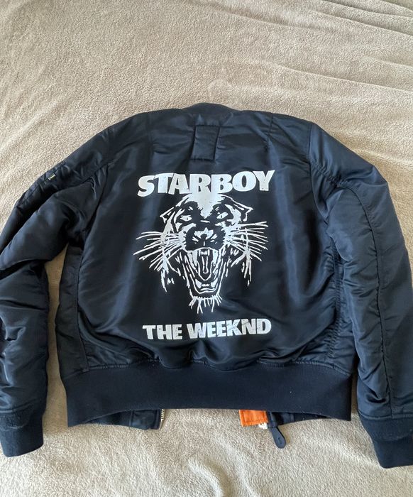 Alpha Industries The Weeknd x Alpha Industries XO Starboy Bomber Jacket ...