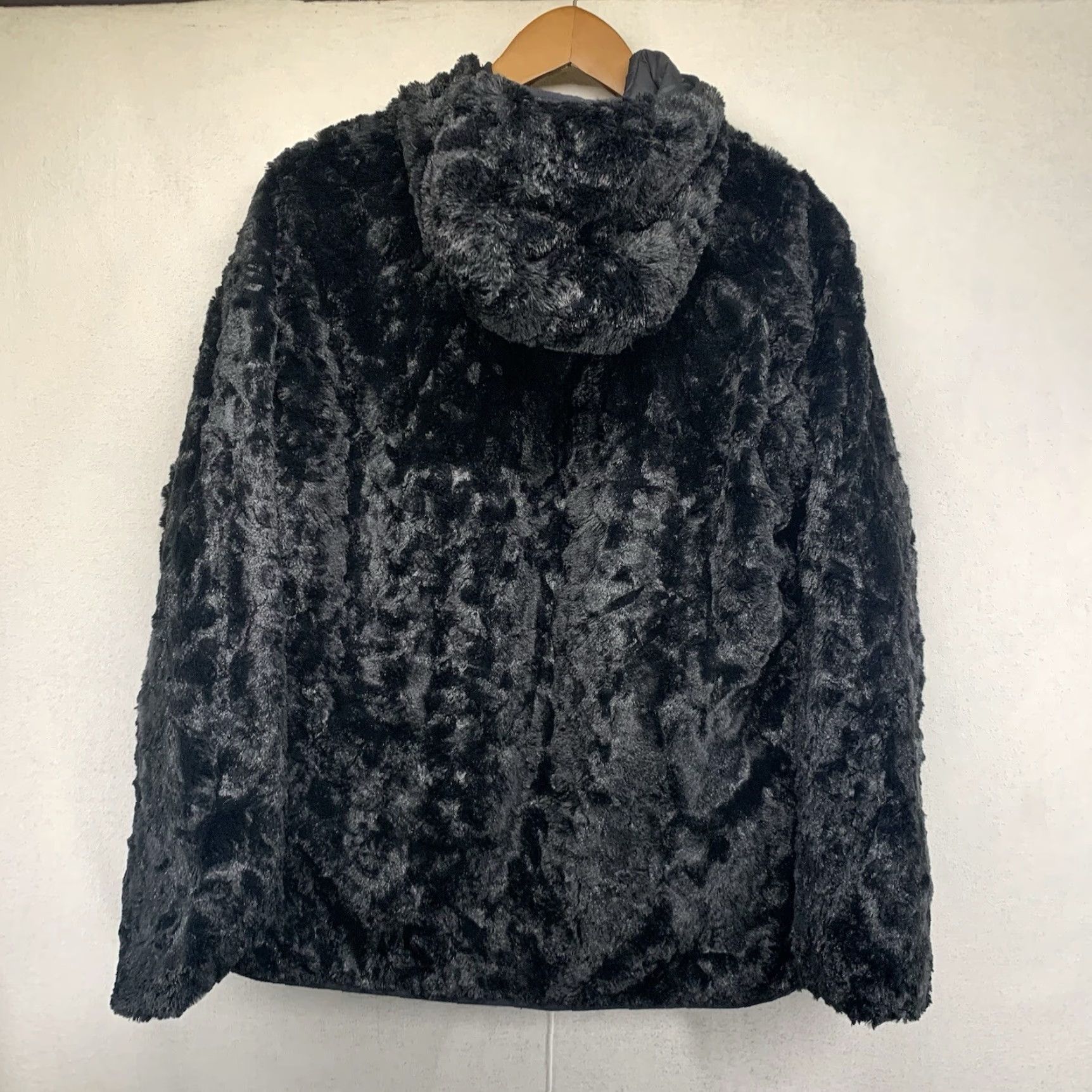 Lands' End Lands' End Jacket Women's Large 14-16 Quilted Puffer Coat Black Primaloft Nylon Softshell Zip Snap Insulated Reversible Pockets Mid-Length Size L / US 10 / IT 46 - 3 Thumbnail