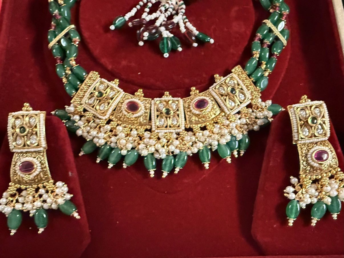 Other Regal Kundan Pearl Choker Set Size ONE SIZE - 5 Thumbnail