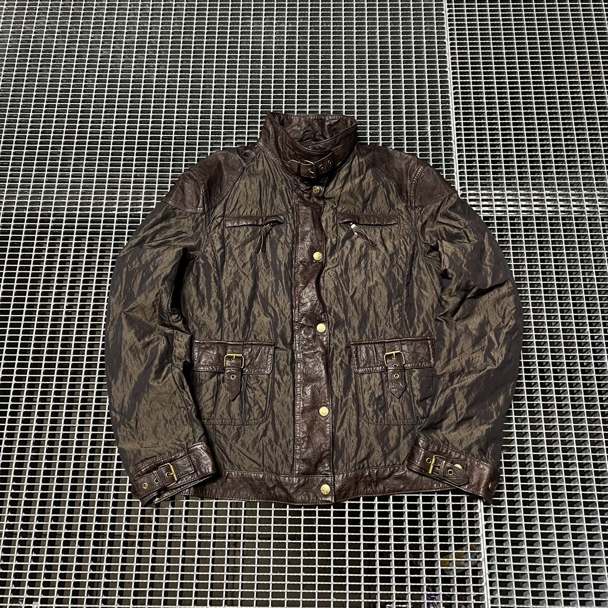 Vintage Rare Vintage Distressed Leather Jacket Military Archive Piec Size S / US 4 / IT 40 - 4 Thumbnail