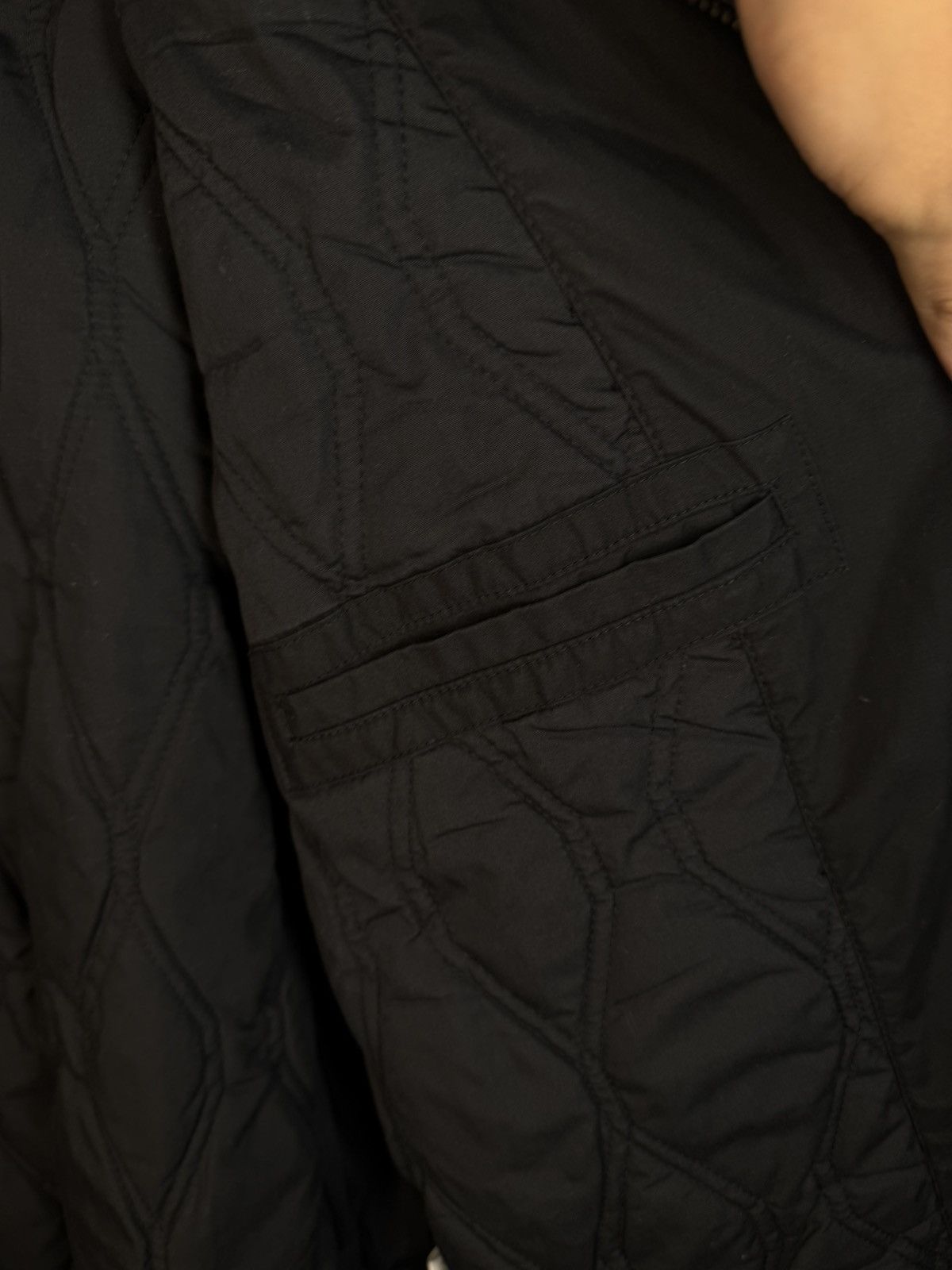 Yves Saint Laurent Warm Black YSL Jacket Bomber Quilted Vintage Y2k zip up Size US XL / EU 56 / 4 - 12 Thumbnail