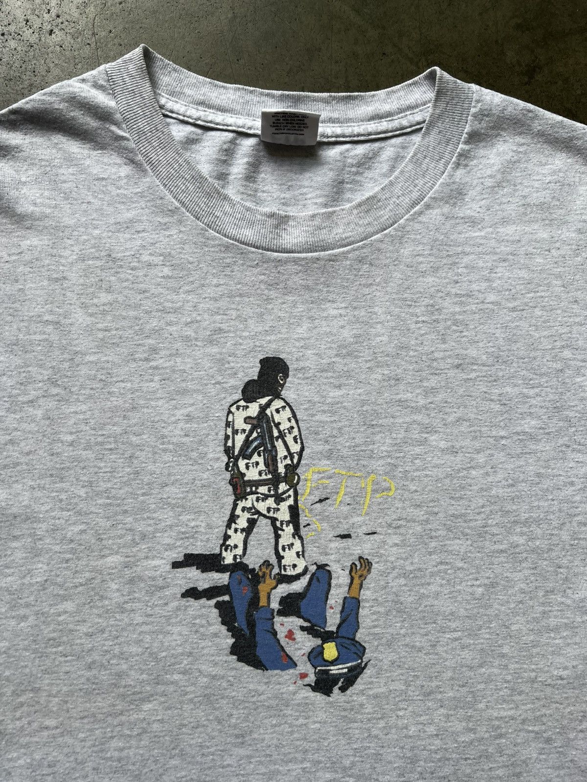 Fuck The Population FTP Neighborhood Hero Tee Shirt Skate Hook-Ups Birdhouse Size US L / EU 52-54 / 3 - 1 Thumbnail