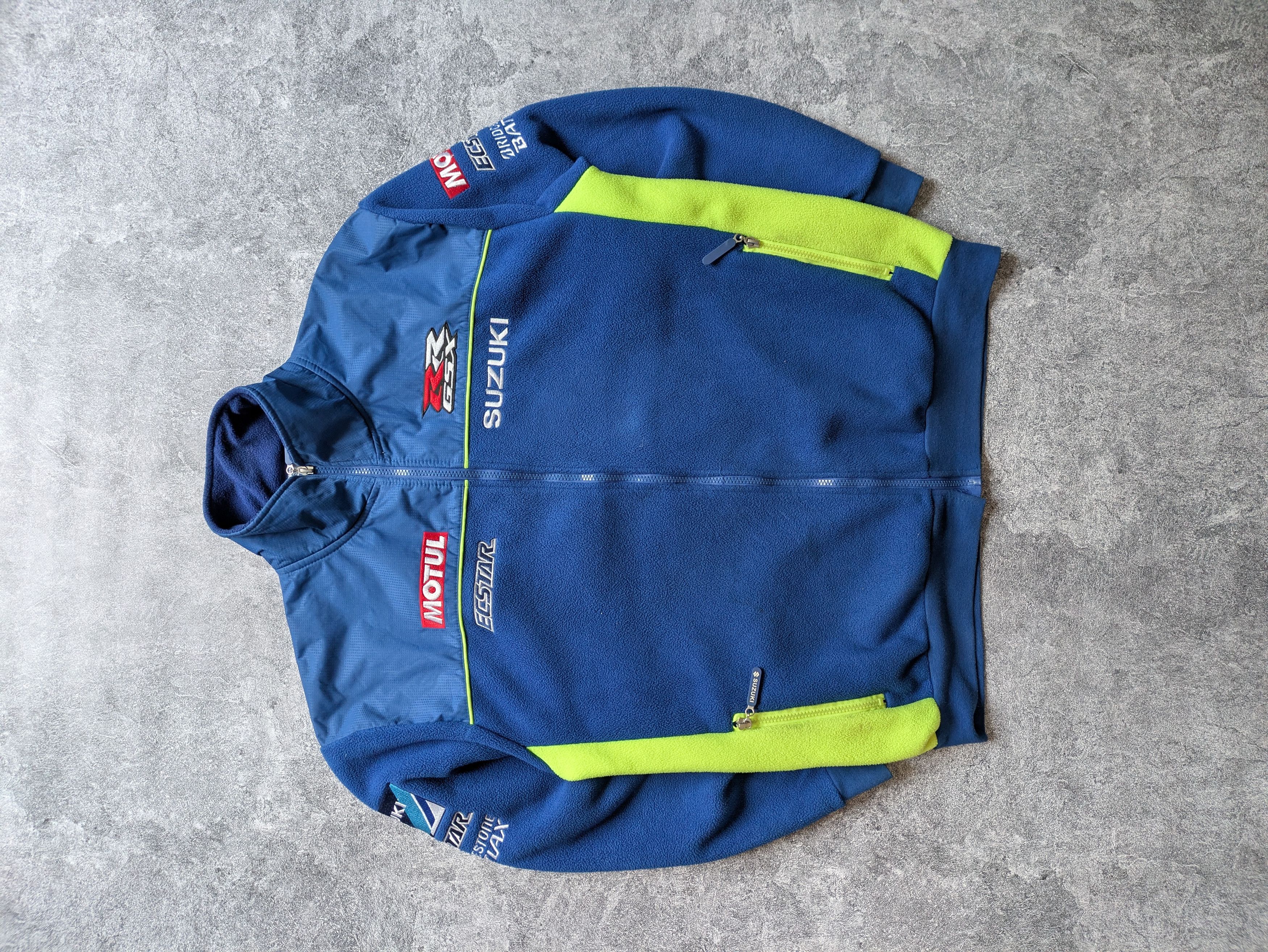 Suzuki Team Ecstar RR GSX Multicolor Full Zip Fleece Jacket