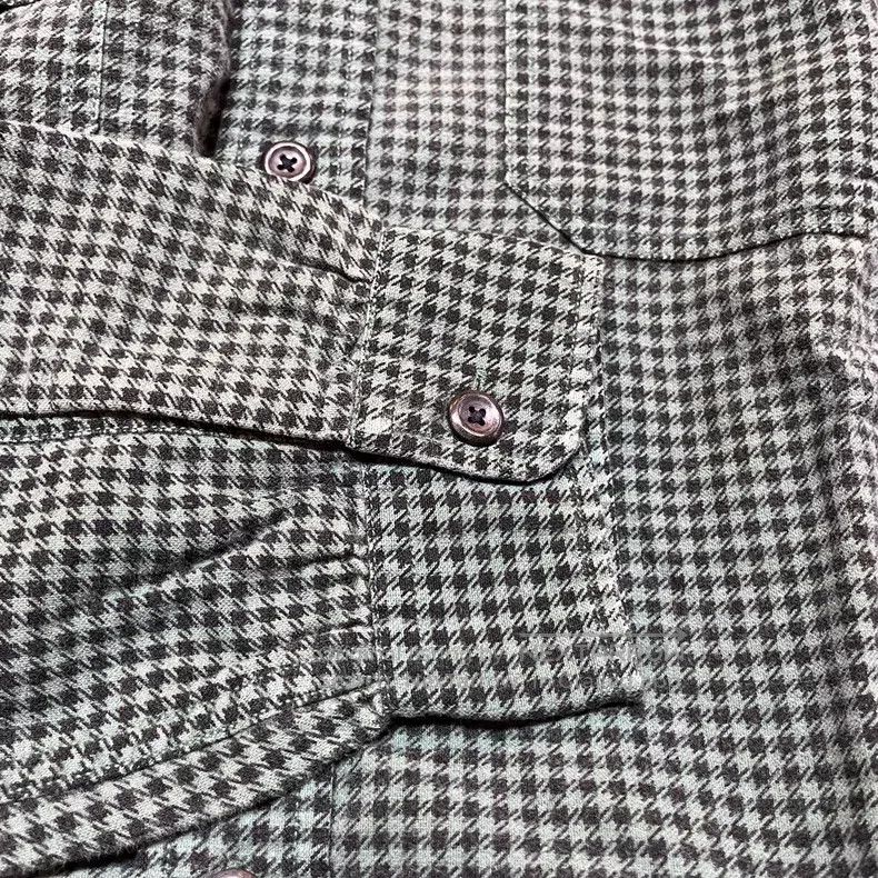 RRL Ralph Lauren RRL Ralph Lauren Vintage green houndstooth shirt Size US M / EU 48-50 / 2 - 7 Thumbnail