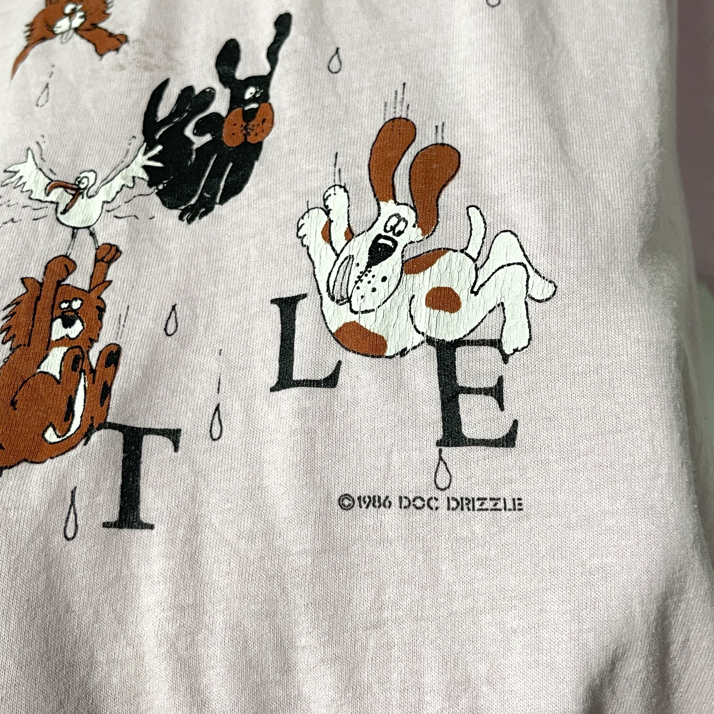 Vintage Vintage 1986 Seattle Rain T-Shirt Size US M / EU 48-50 / 2 - 3 Thumbnail