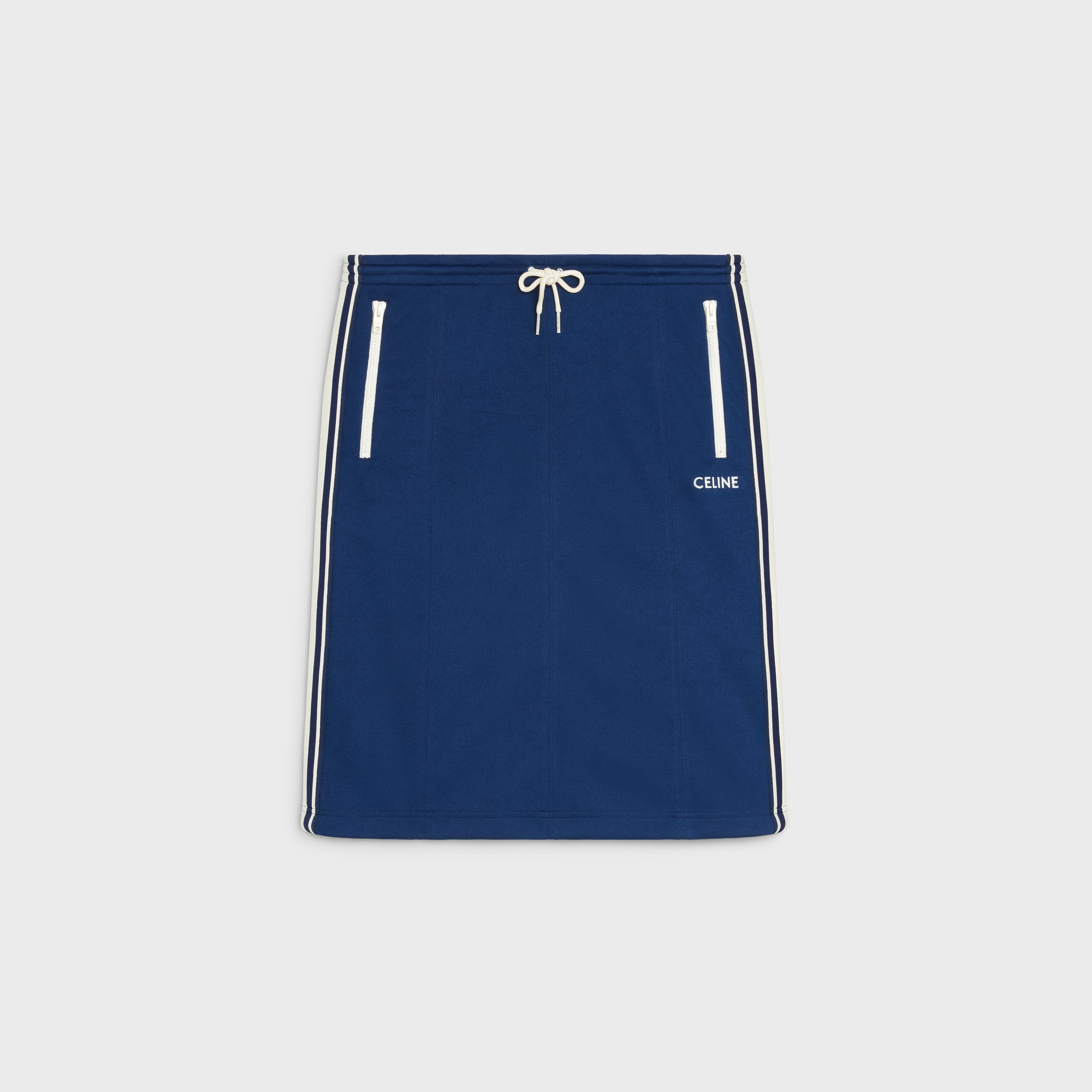 image of Celine O1Bcso1Str0224 2Z176121O.07Bh Skirt In Blue/white, Women's (Size 38)
