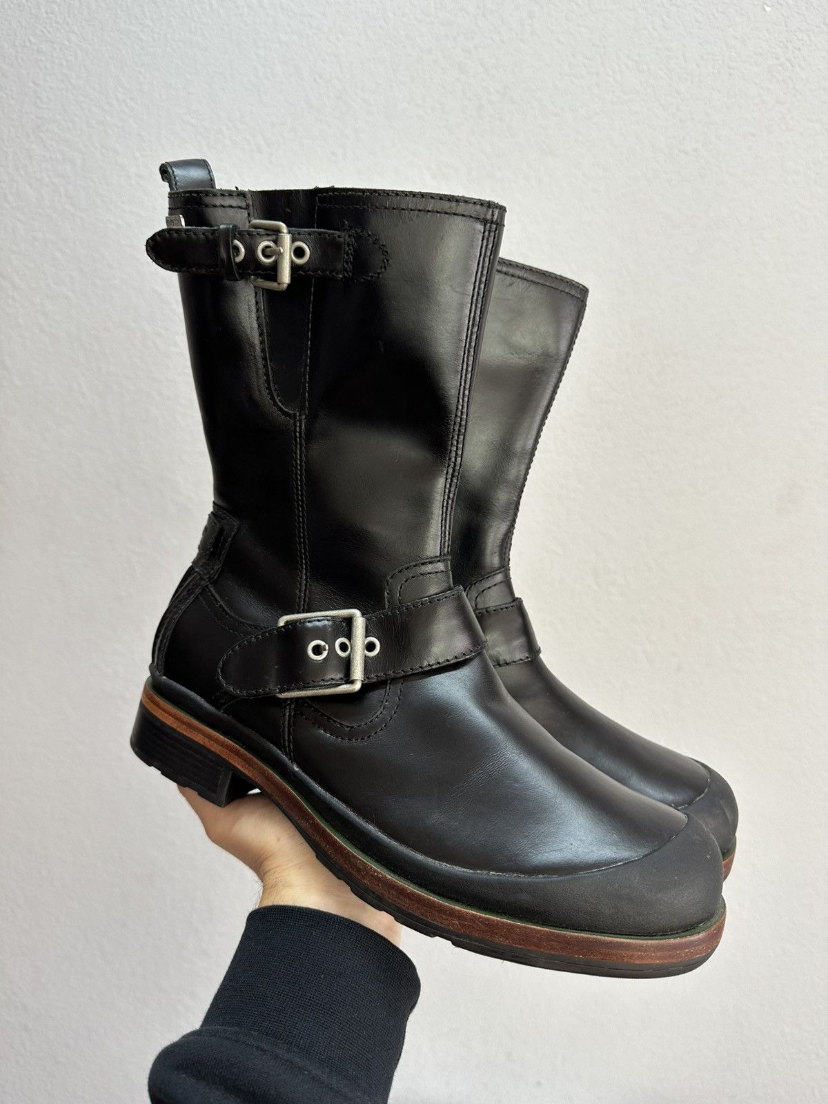 Vintage Ugg AS 98 Waterproof Black Boots Guidi Marsell Style