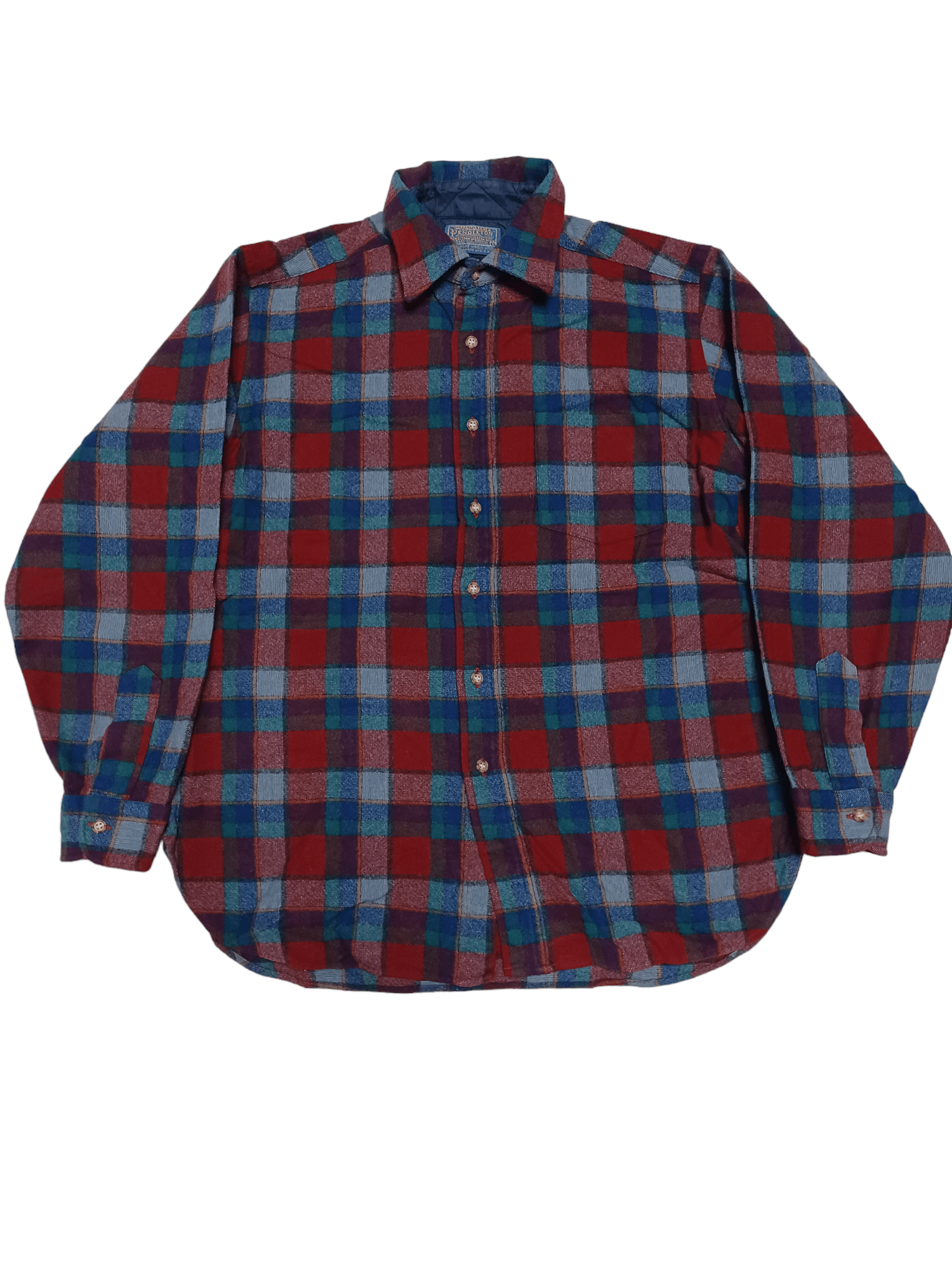 Pendleton Pendleton vintage 100% Wool made in USA checkered shirt Size US L / EU 52-54 / 3 - 1 Thumbnail