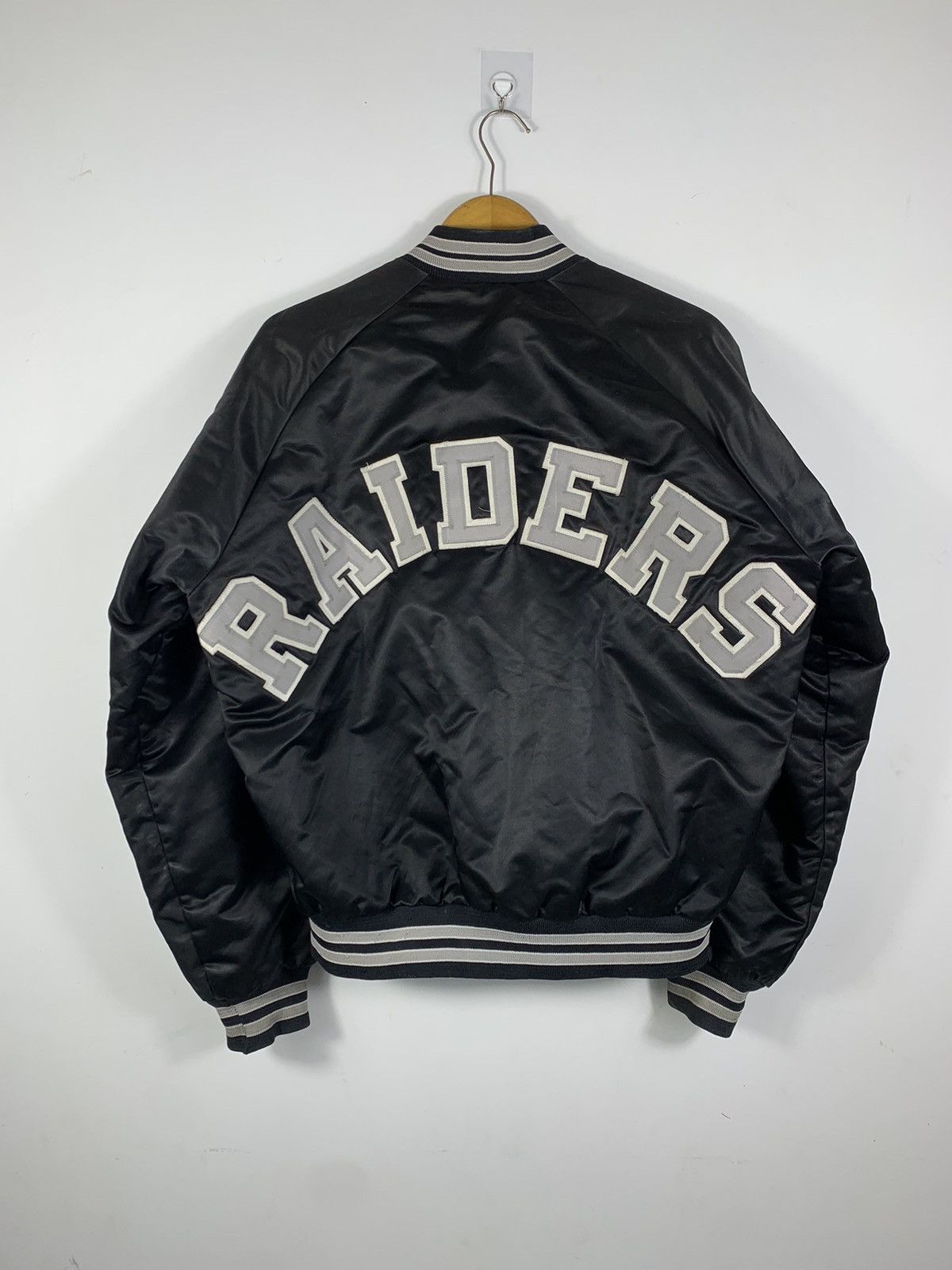 Vintage Vintage Raiders satin bomber jacket Size US L / EU 52-54 / 3 - 2 Thumbnail