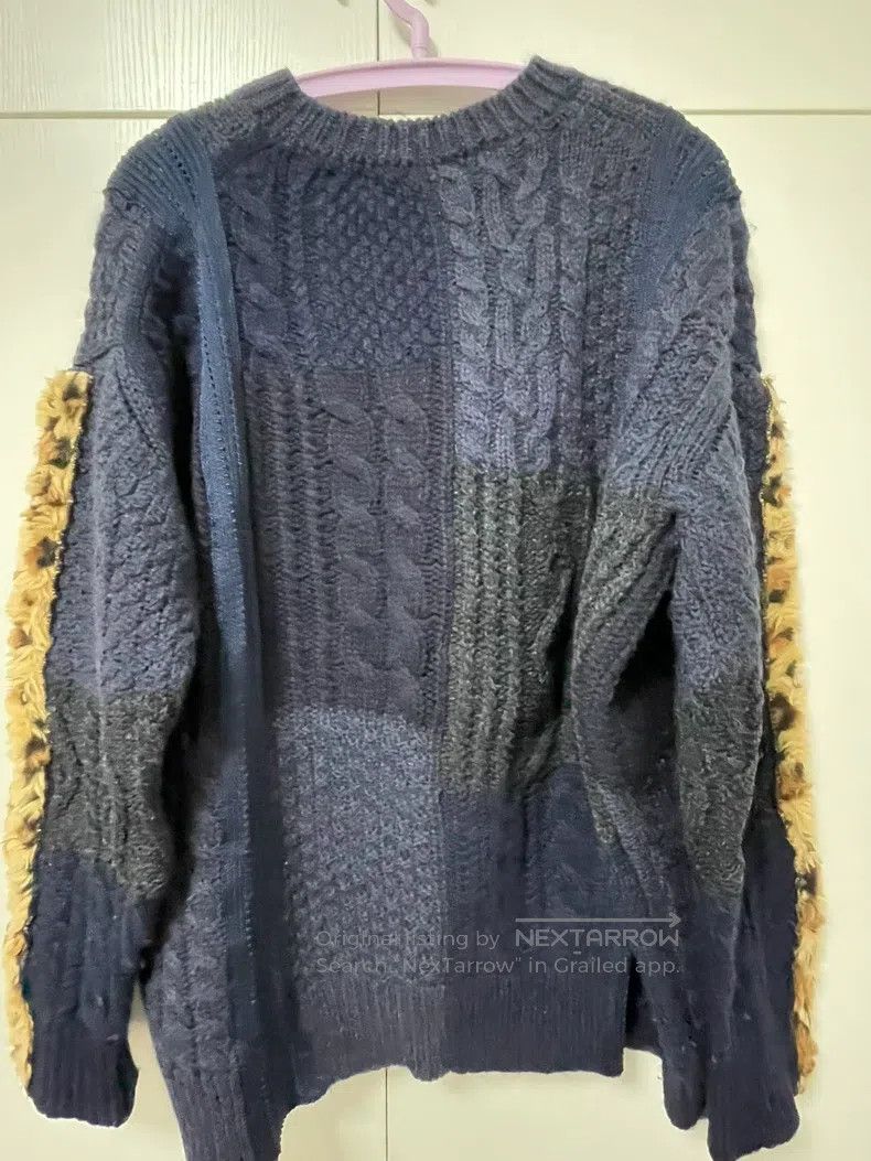 Junya Watanabe Junya Watanabe Knitted Sweater with Patched Top Size US M / EU 48-50 / 2 - 5 Thumbnail