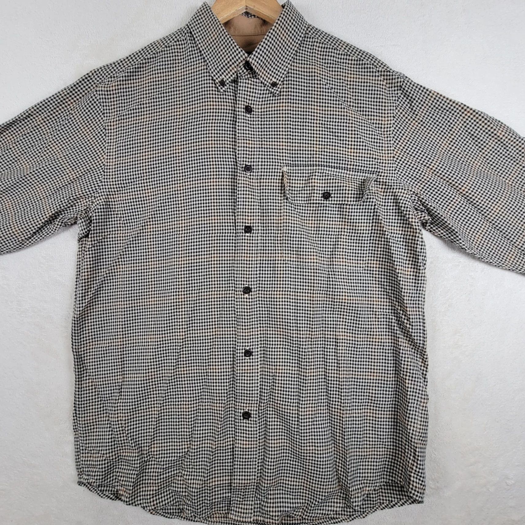 Orvis Orvis Shirt Men’s Large Black Brown Gun Club Check Plaid Flannel Button Up Size US L / EU 52-54 / 3 - 3 Thumbnail