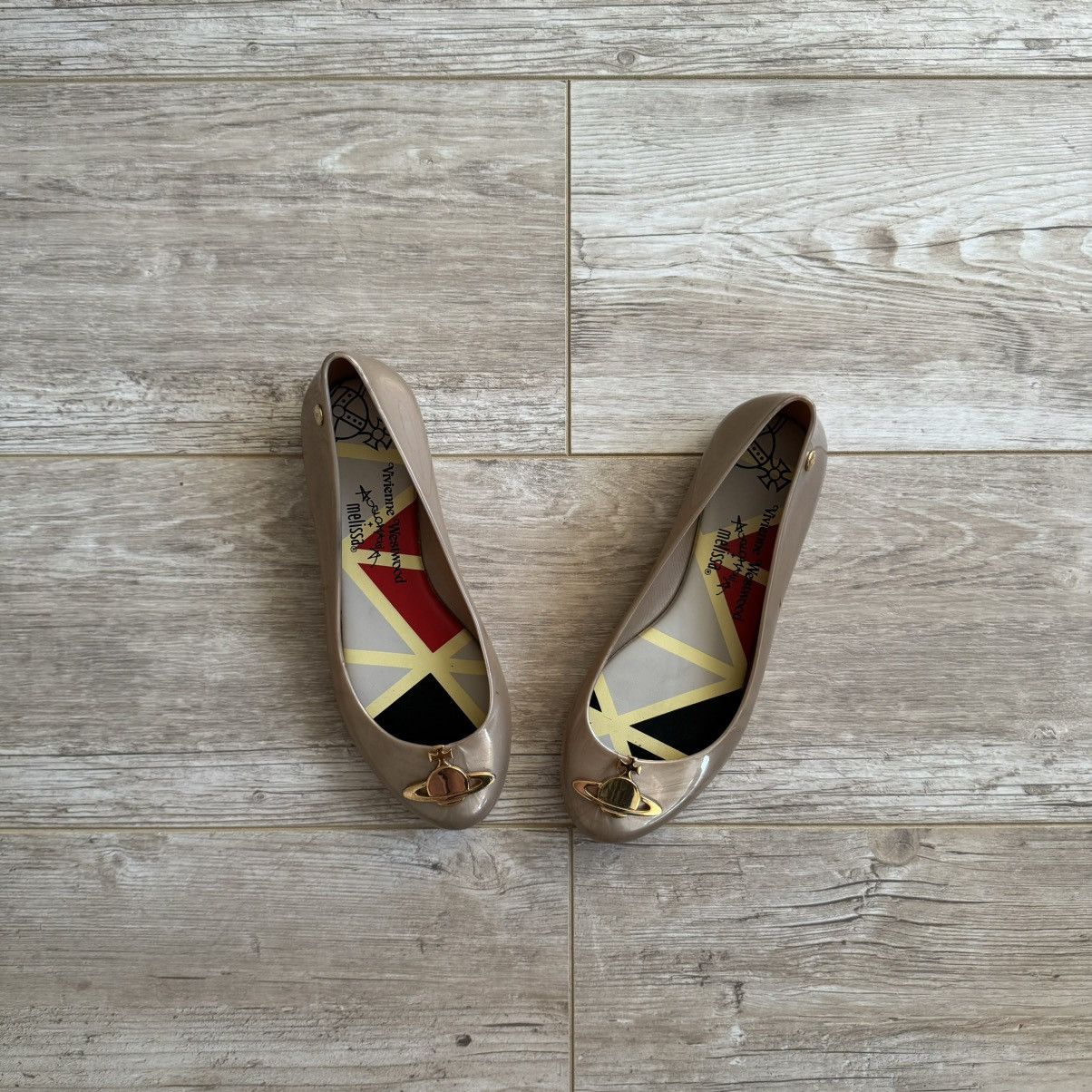 Melissa × Vivienne Westwood Vivienne Westwood Mellisa Ballet Flats Size US 6 / IT 36 - 2 Thumbnail