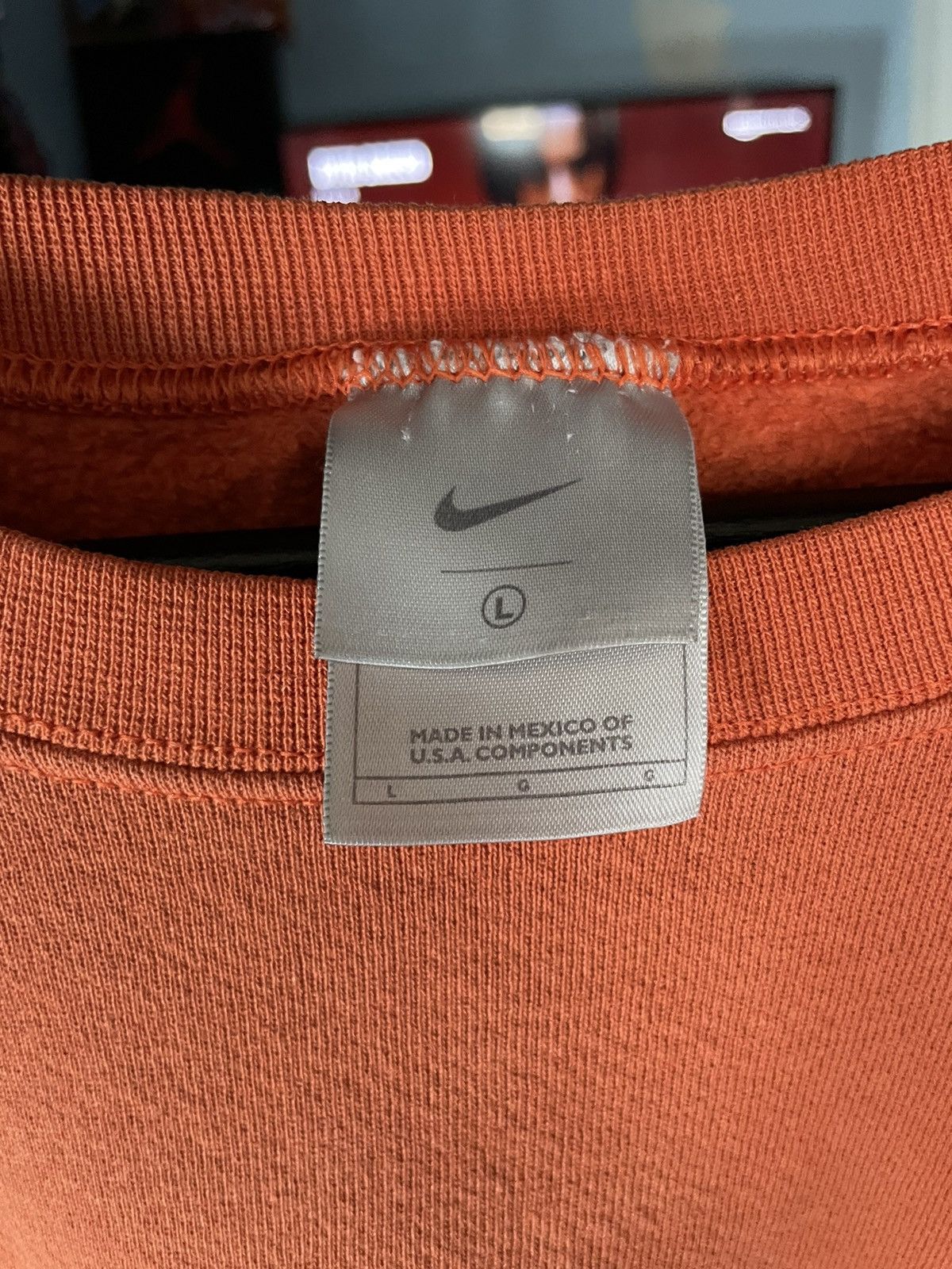 Nike × Vintage Vintage Y2K Nike Crewneck Swoosh Size US L / EU 52-54 / 3 - 6 Thumbnail
