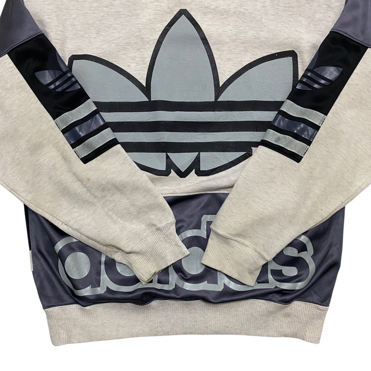 Adidas ☀️Vintage Adidas big logo trefoil sweatshirt hoodie japan Size US M / EU 48-50 / 2 - 7 Thumbnail