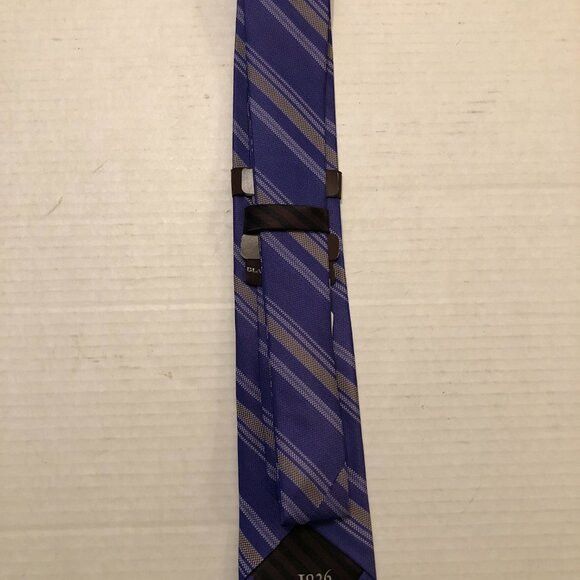 Black Brown 1826 black brown 1826 men's new purple silk tie 3" X 58" Size ONE SIZE - 3 Thumbnail
