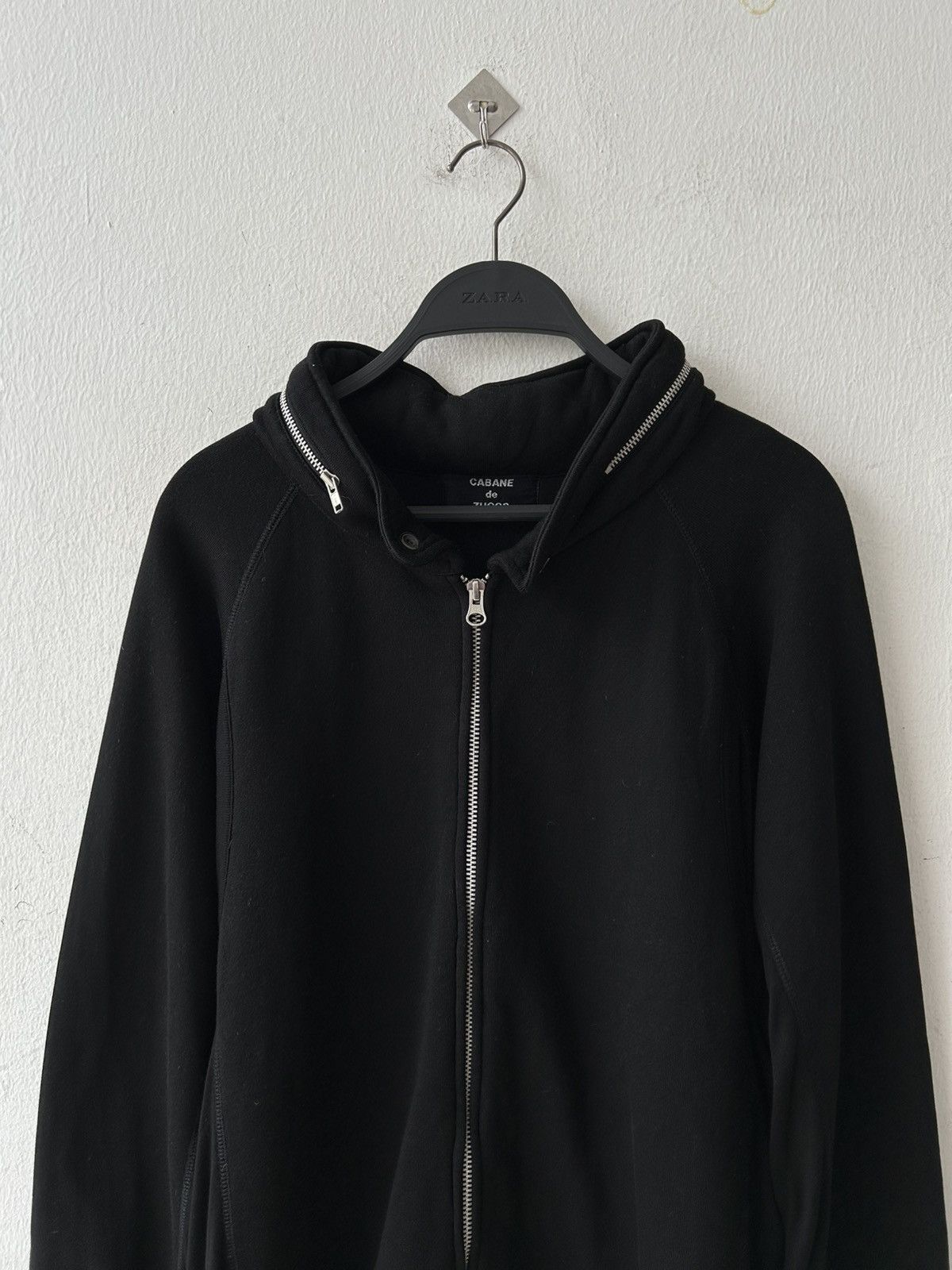 CABANE de ZUCCa Issey Miyake Zucca Zipper Hoodie Size US M / EU 48-50 / 2 - 5 Thumbnail