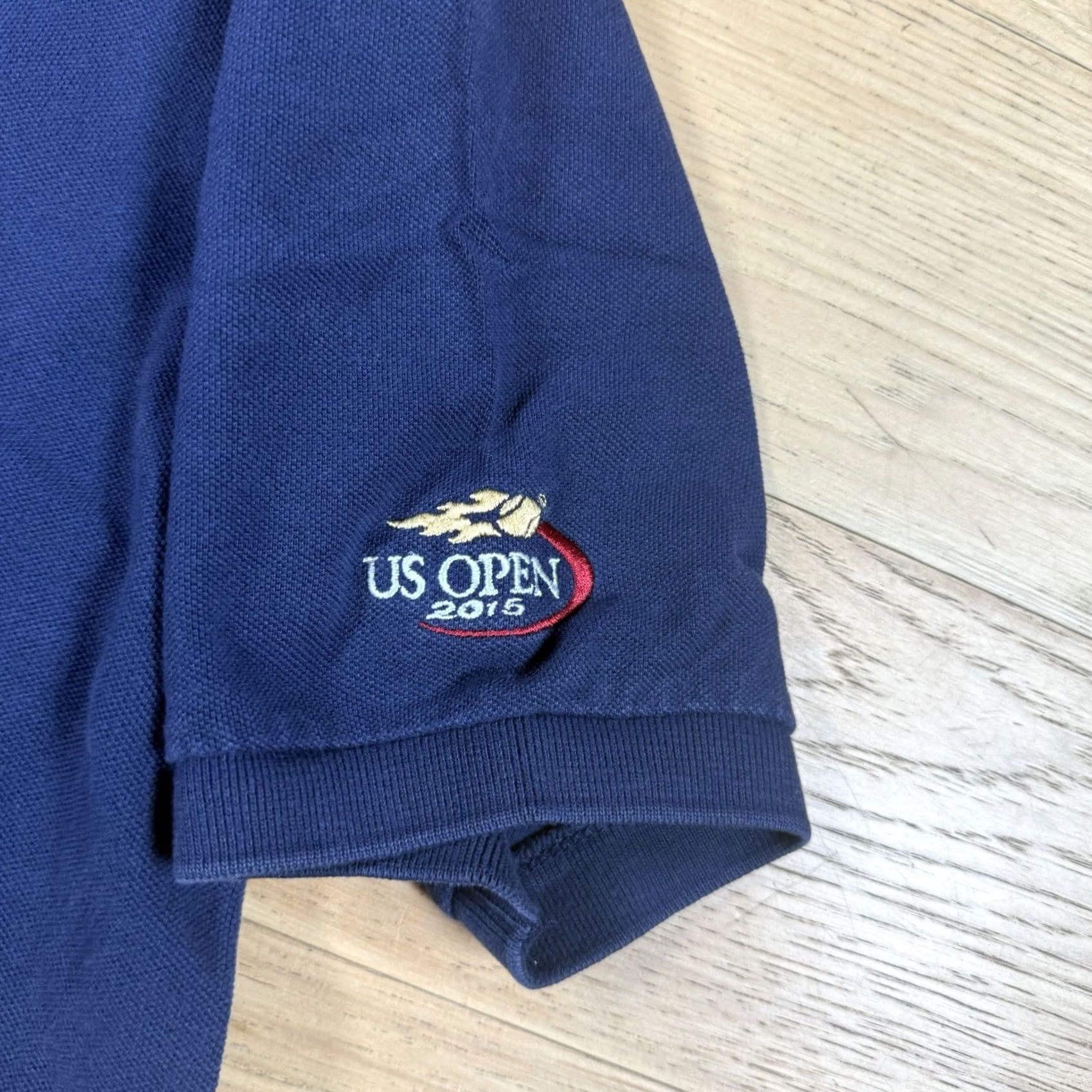 Ralph Lauren Polo Ralph Lauren Polo Shirt Men's L 2015 US Open Tennis Blue Emirates Mens Blue Polo Shirt Size US L / EU 52-54 / 3 - 3 Thumbnail