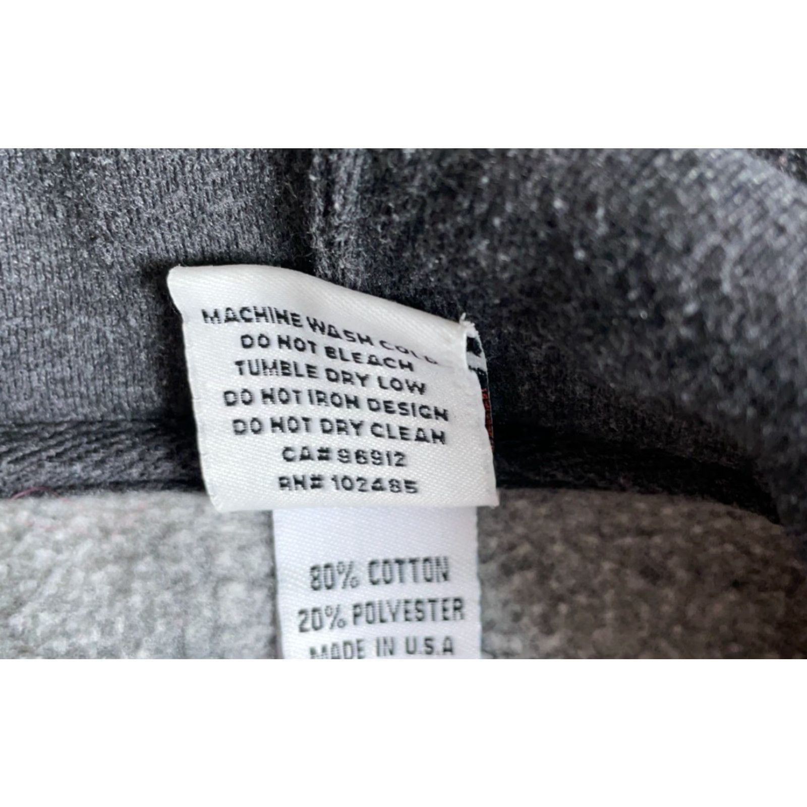 Vintage VINTAGE SPY Optic Hoodie Men L Gray Heavyweight USA Made 90s Surf Graphic Print Pockets Size US L / EU 52-54 / 3 - 4 Thumbnail