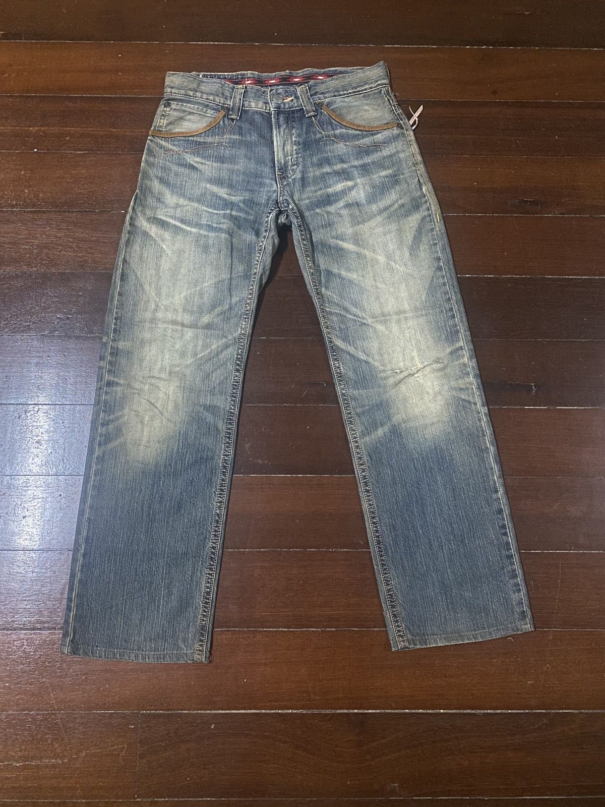 Edwin Edwin exclusive vintage mud wash flare rusty distressed Size US 33 - 1 Thumbnail