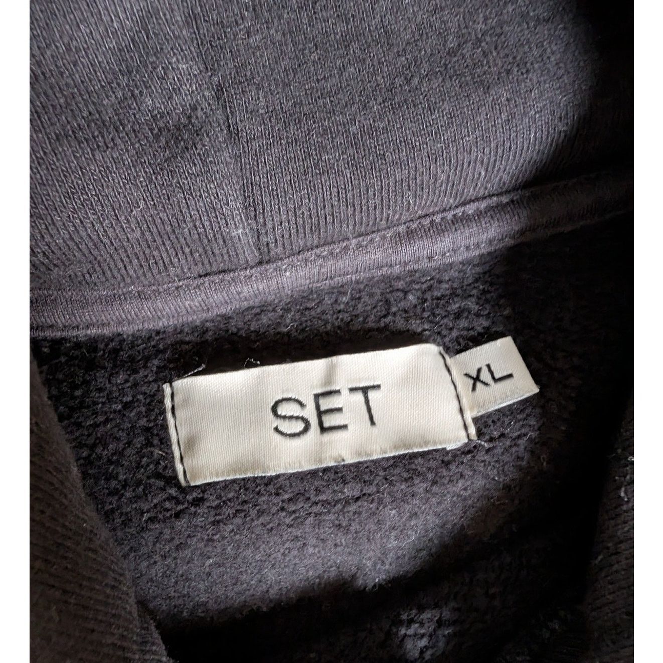 Other SET Active Hoodie XL Black Oversized Pullover Athleisure Size US XL / EU 56 / 4 - 3 Thumbnail