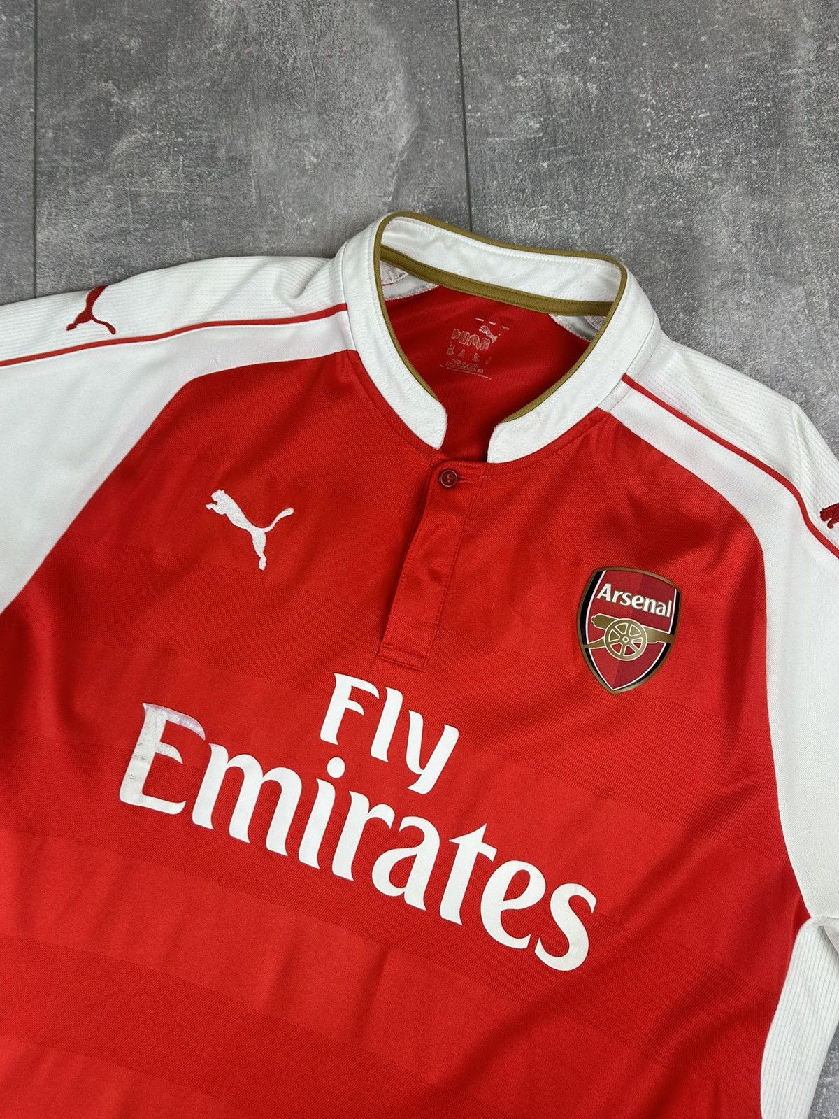 Puma Puma Arsenal Home 2015/16 Soccer Jersey Size US XL / EU 56 / 4 - 3 Thumbnail
