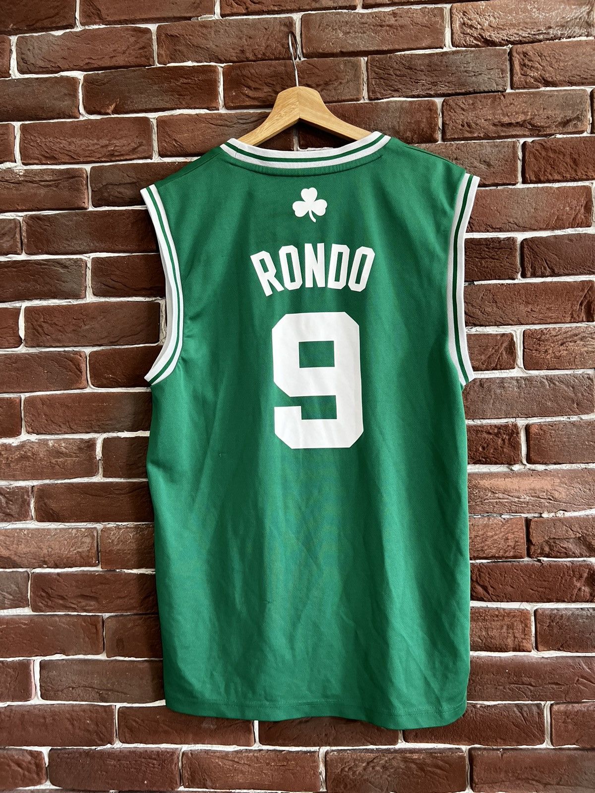 Adidas Vintage Boston Celtics Rondo Adidas NBA Basketball Jersey Size US M / EU 48-50 / 2 - 2 Thumbnail