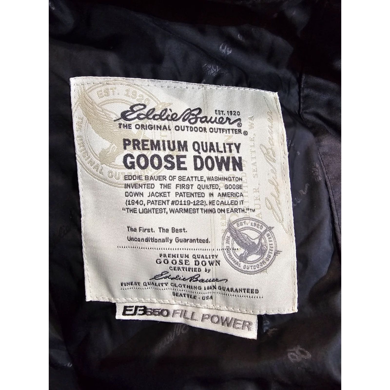 Eddie Bauer EDDIE BAUER Parka Jacket Black Down-Fill Faux Fur Hood Trim Womens Large Length Mid-Length Regular Size L / US 10 / IT 46 - 7 Thumbnail
