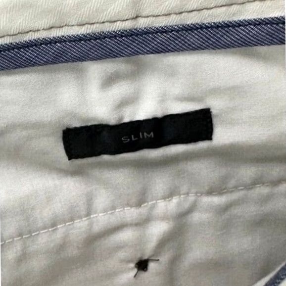 Vintage J Crew Ludlow Chino Pants Men 34X36 Slim Straight Flat Front Tan Beige 3XDry NWT Size US 34 / EU 50 - 4 Thumbnail