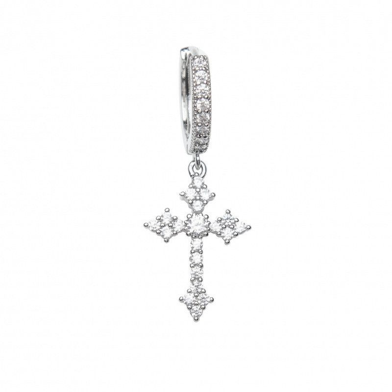Jewelry Cross New Trend Earrings One Pairs Chrome Jewelry Size ONE SIZE - 6 Thumbnail