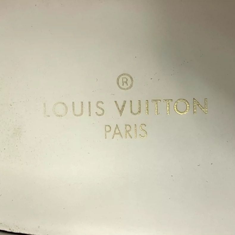 Louis Vuitton Louis Vuitton White side logo printed lace-up platform cas Size US 5 / EU 37 - 7 Thumbnail