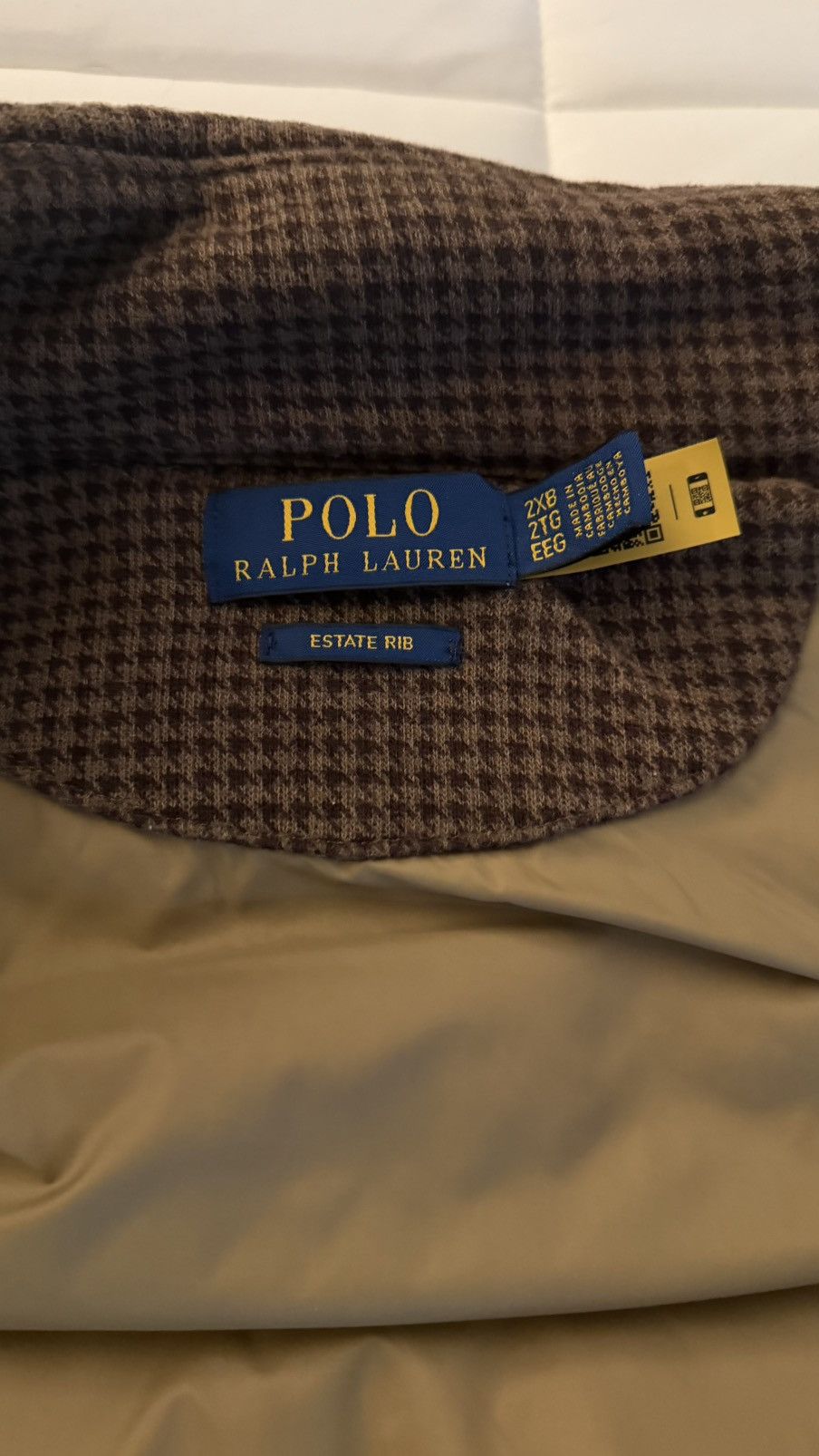 Polo Ralph Lauren Ralph Lauren Houndstooth Down Vest Size US XL / EU 56 / 4 - 6 Thumbnail
