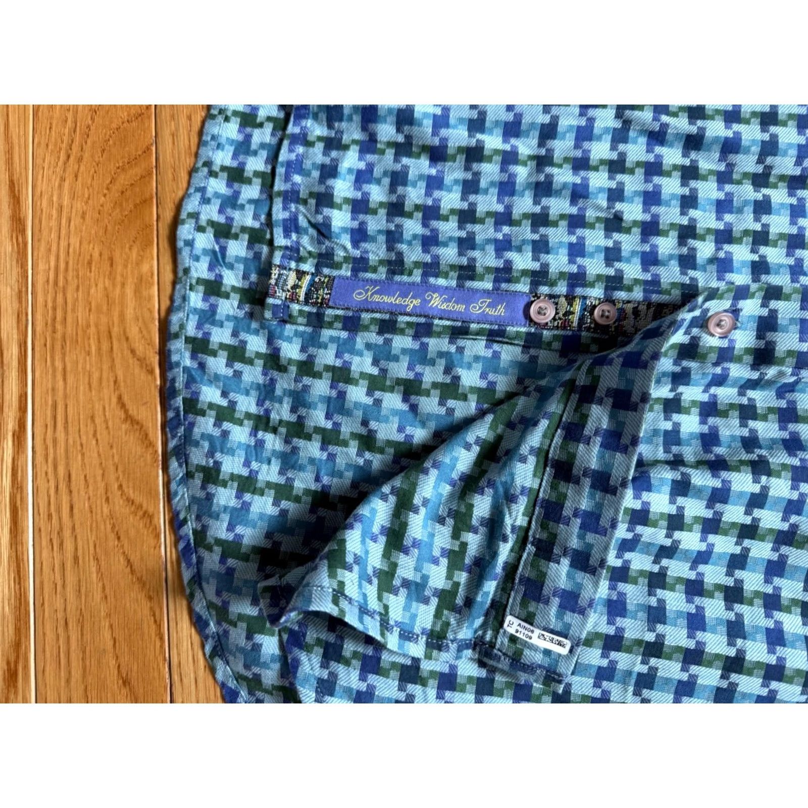 Robert Graham Robert Graham Mens Shirt XL Colorful Striped Long Sleeve Button-Up Size US XL / EU 56 / 4 - 4 Thumbnail