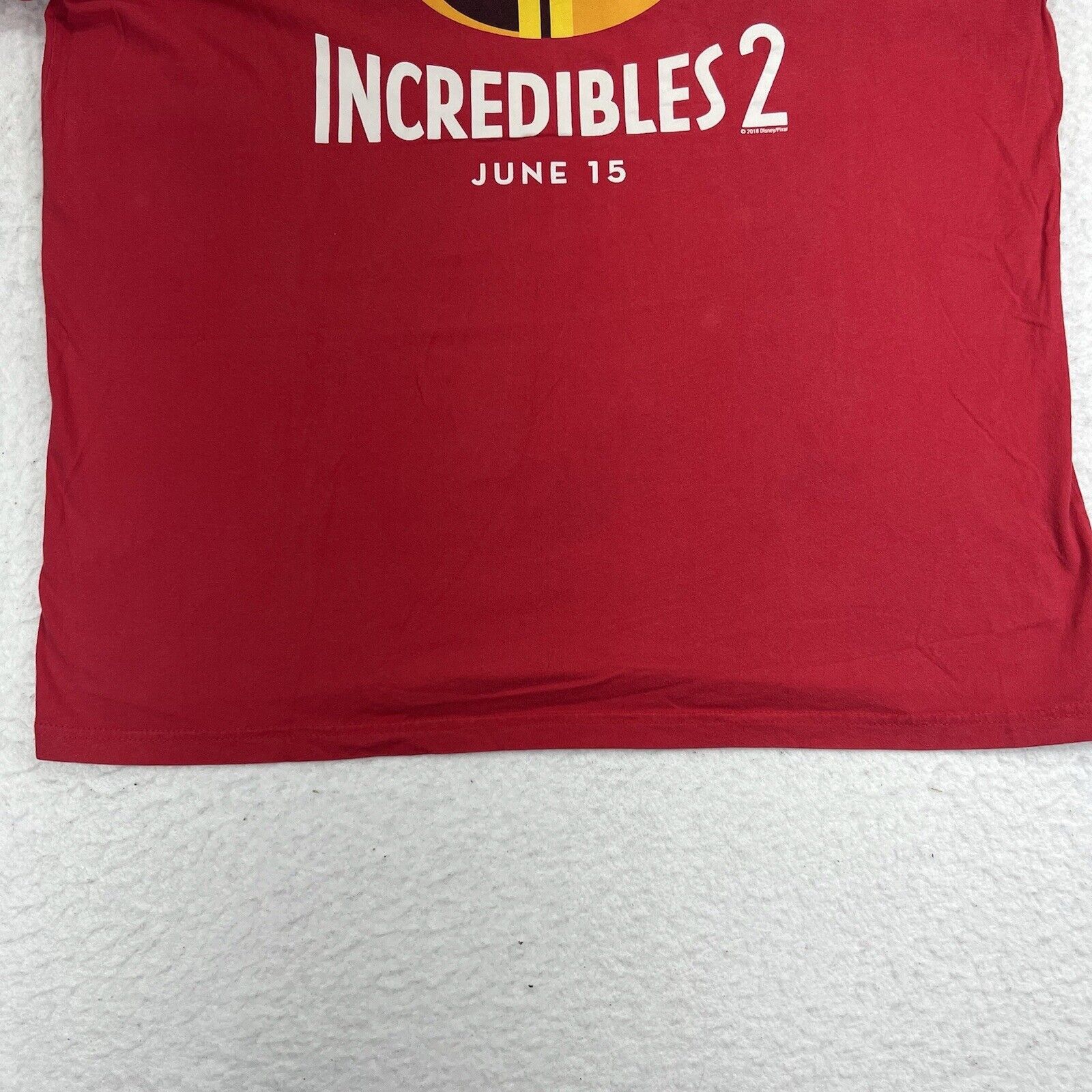 Disney Disney Pixar Incredibles 2 Movie Promo Graphic T Shirt Size US XL / EU 56 / 4 - 7 Thumbnail