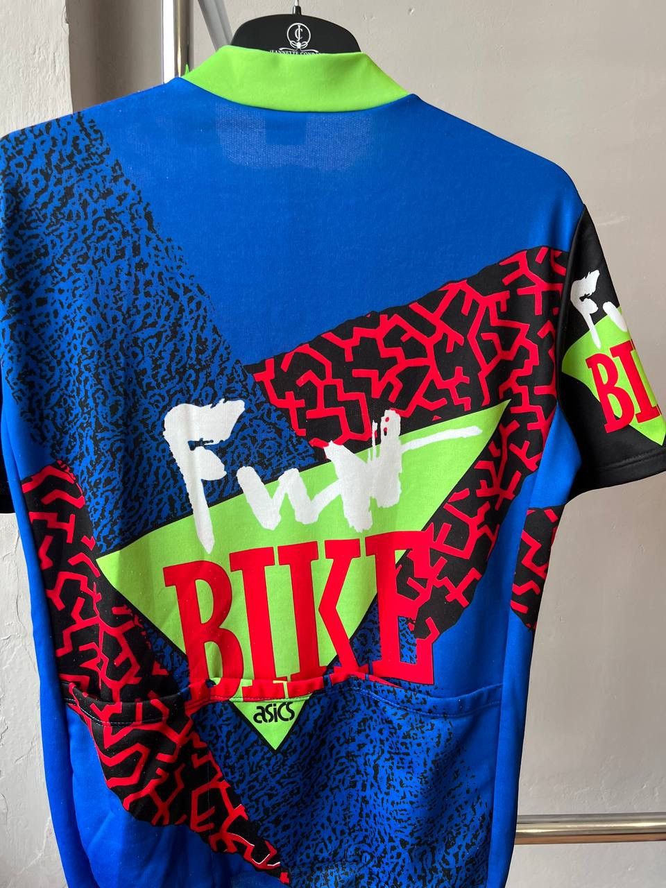 Asics 1980 RARE ASICS “FUN BIKE” CYCLING JERSEY SHIRT DESIGN SZ XL Size US XL / EU 56 / 4 - 15 Thumbnail