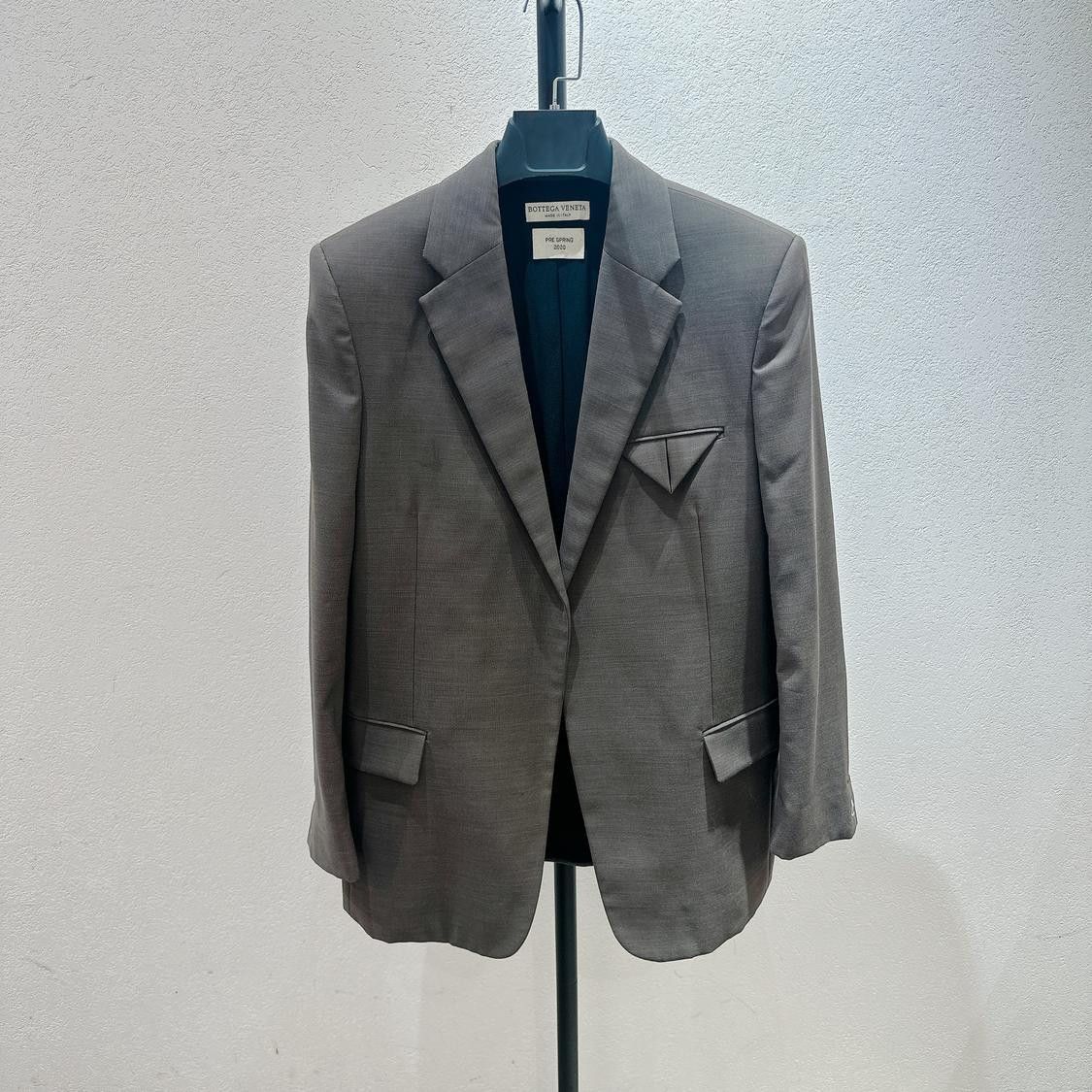 Bottega Veneta Bottega Veneta Grey Wool Blazer Size 34S Size 34R - 1 Thumbnail