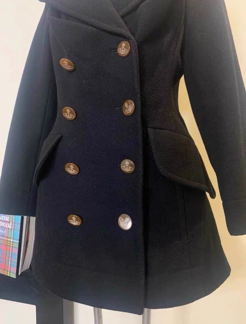 Vivienne Westwood Vivienne Westwood size1 Black three-dimensional lapel coat Size S / US 4 / IT 40 - 4 Thumbnail