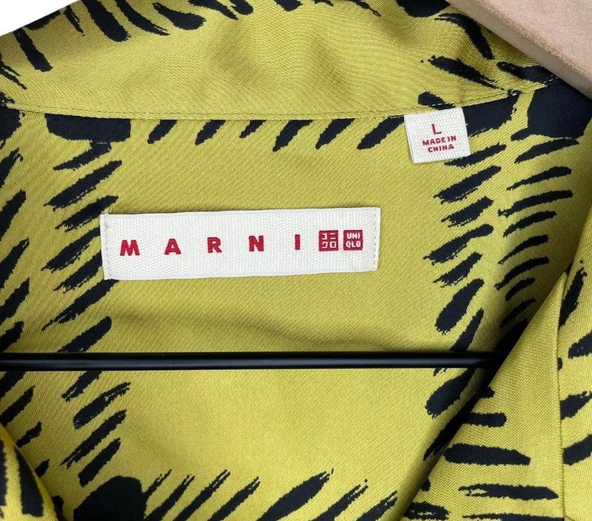 Marni × Uniqlo Oversized Satin Shirt Size US L / EU 52-54 / 3 - 3 Thumbnail