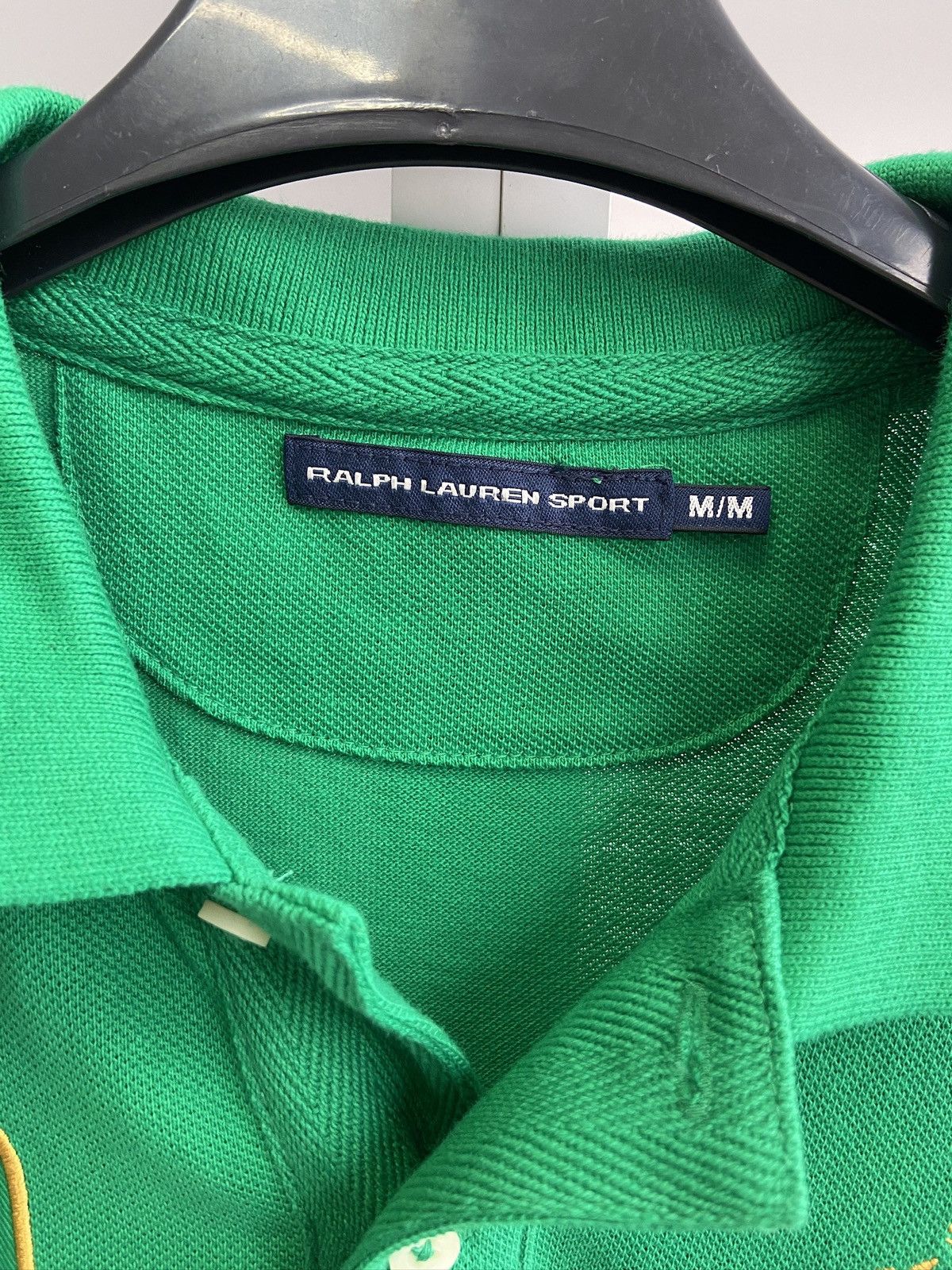 Polo Ralph Lauren × Ralph Lauren × Ralph Lauren Sport Vintage Ralph Lauren Sport Green Short-Sleeve T-Shirt Size M / US 6-8 / IT 42-44 - 4 Thumbnail
