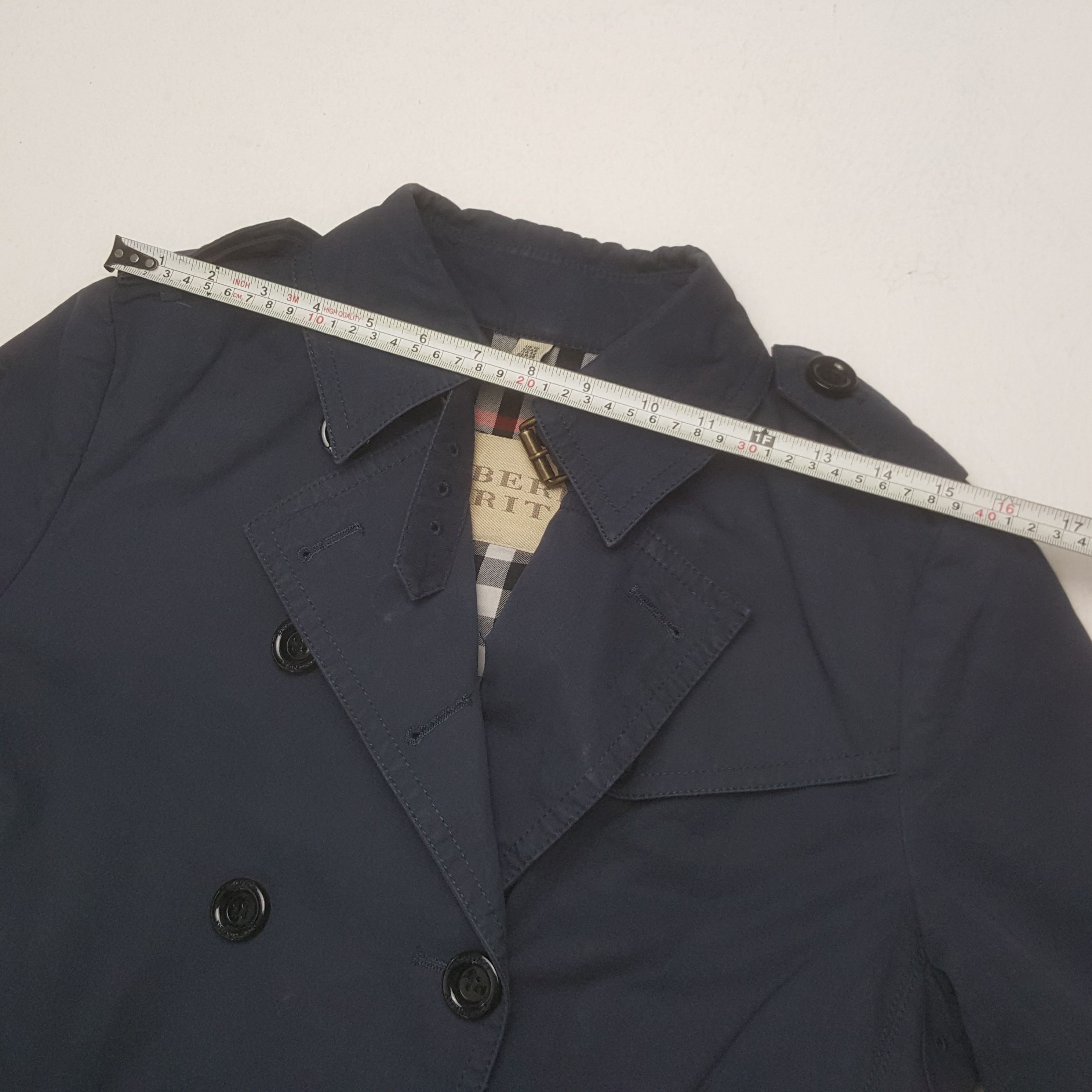 Burberry × Vintage Vintage Burberry Brit Italian Brand Coat Jacket Size US S / EU 44-46 / 1 - 6 Thumbnail