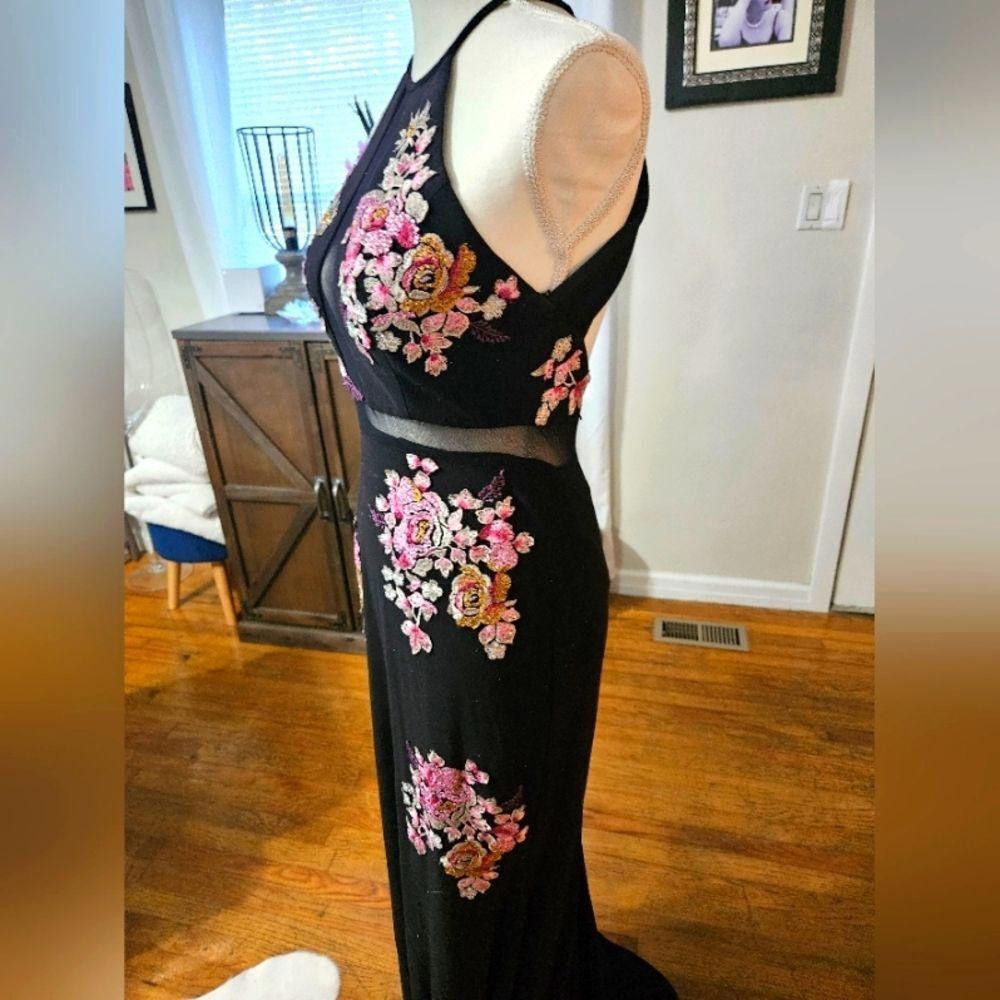 Designer Xscape floral prom/formal gown Size S / US 4 / IT 40 - 2 Thumbnail