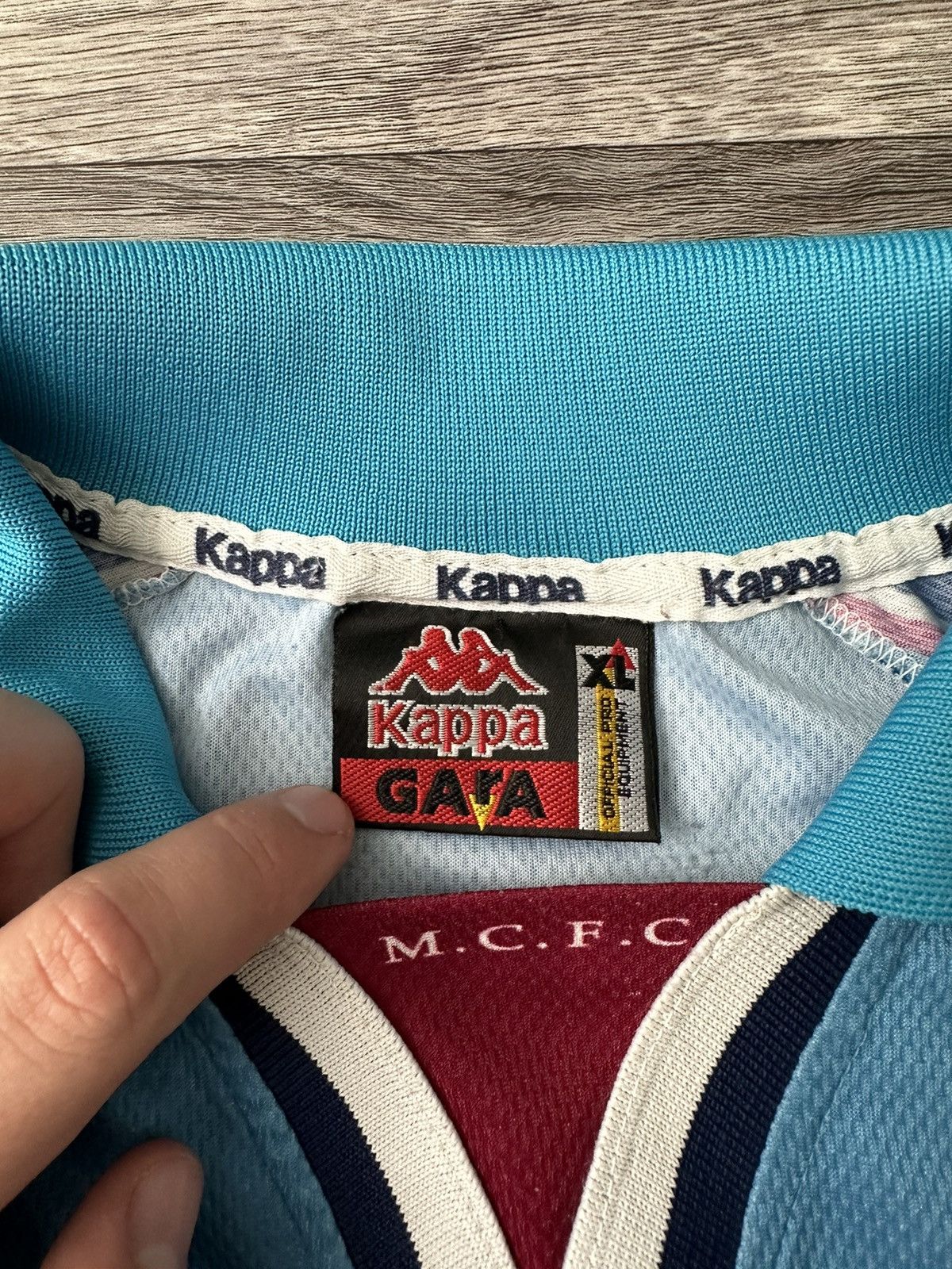 Kappa Kappa Manchester City Vintage Gara Jersey 1997/1999 hype XL Size US XL / EU 56 / 4 - 8 Thumbnail