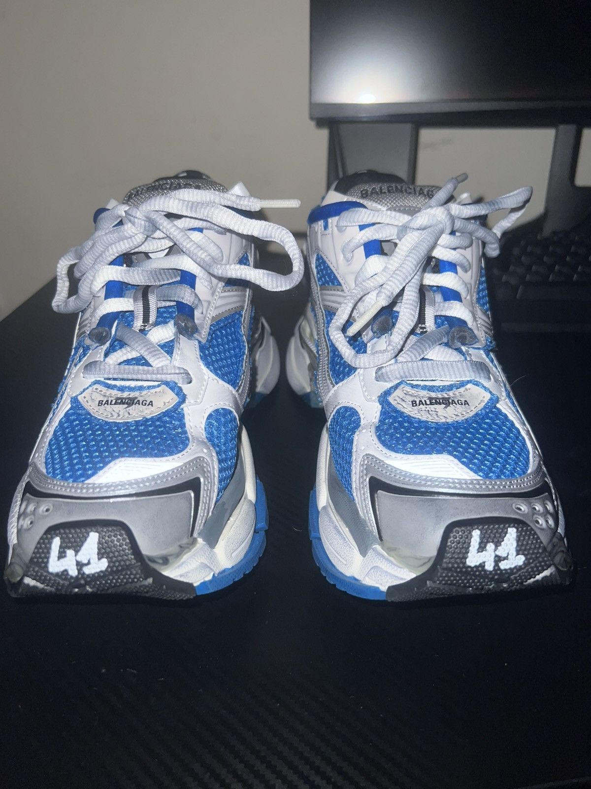 Balenciaga Balenciaga Runner Blue Size US 8 / EU 41 - 4 Thumbnail