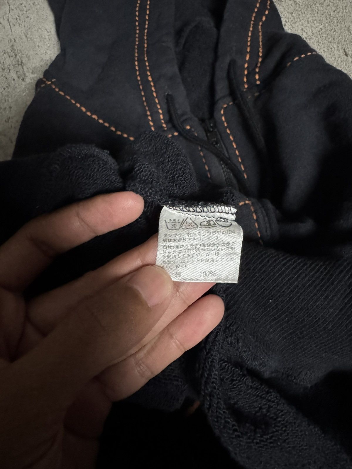 Issey Miyake VINTAGE 80’S ISSEY MIYAKE PATCHWORK LOGO ZIP HOODIE Size US M / EU 48-50 / 2 - 7 Thumbnail