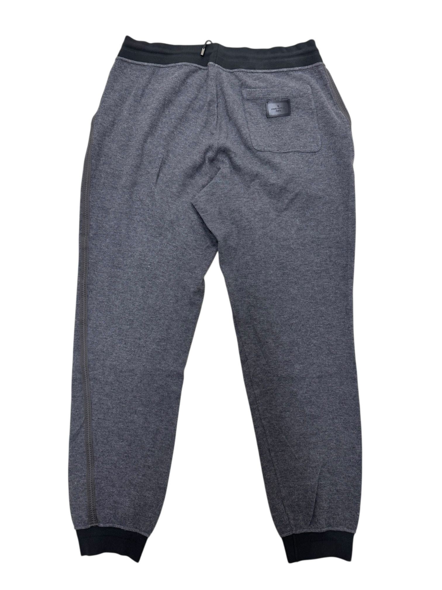 Louis Vuitton Louis Vuitton Grey & Black Cotton Mens Sweatpants Size US 36 / EU 52 - 2 Thumbnail