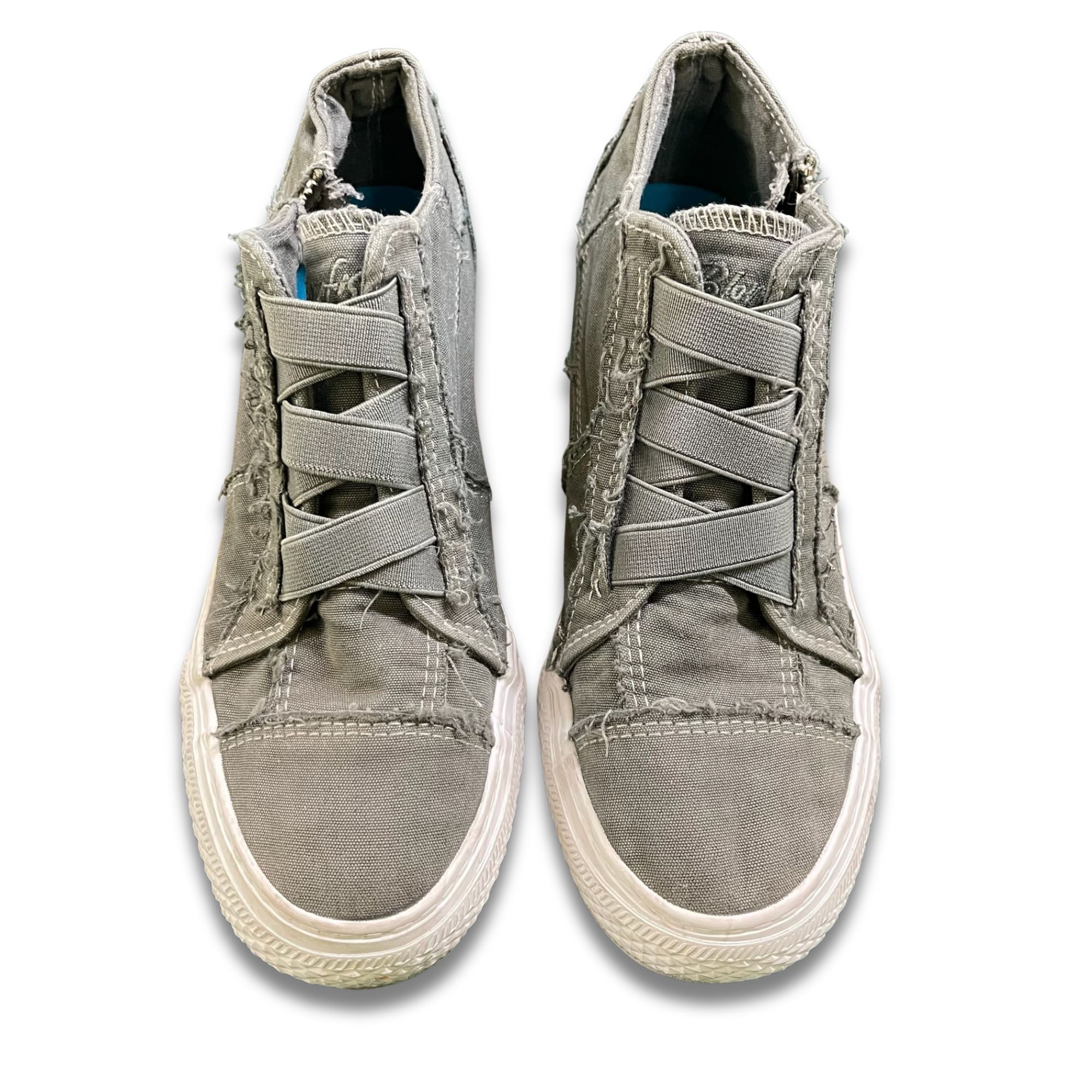 Other BLOWFISH Malibu Womens Mamba Sneakers Casual Gray Canvas Sli Size US 8.5 / IT 38.5 - 2 Thumbnail