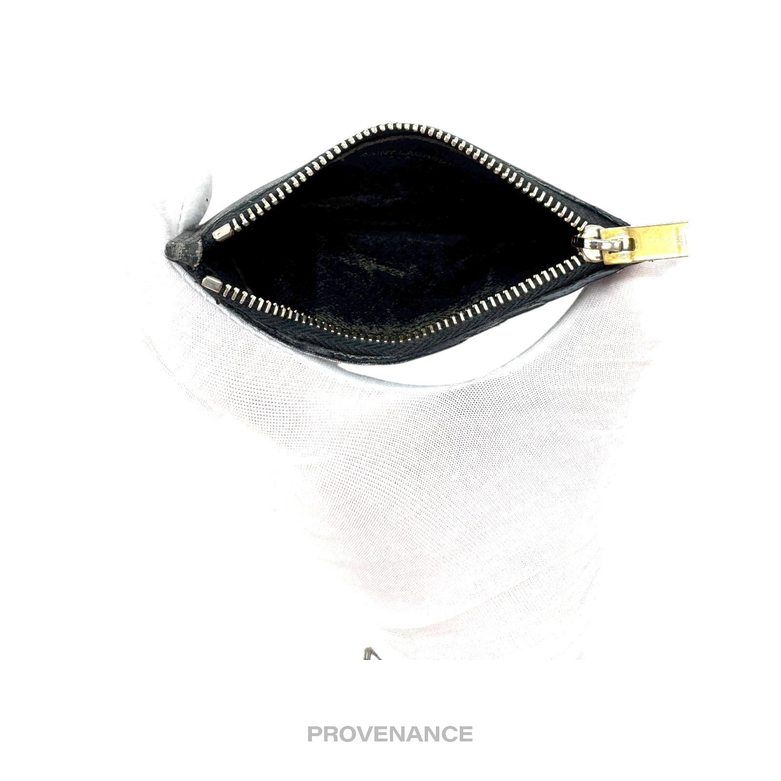 Saint Laurent Paris 🔴 Saint Laurent Paris SLP Fragment Card Wallet - Monogram Size ONE SIZE - 6 Thumbnail