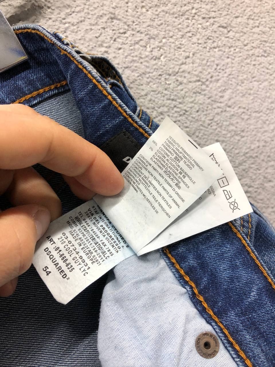 Dsquared2 Dsquared2 mens jeans cool guy jean size 54 / W 36 Size US 38 / EU 54 - 12 Thumbnail