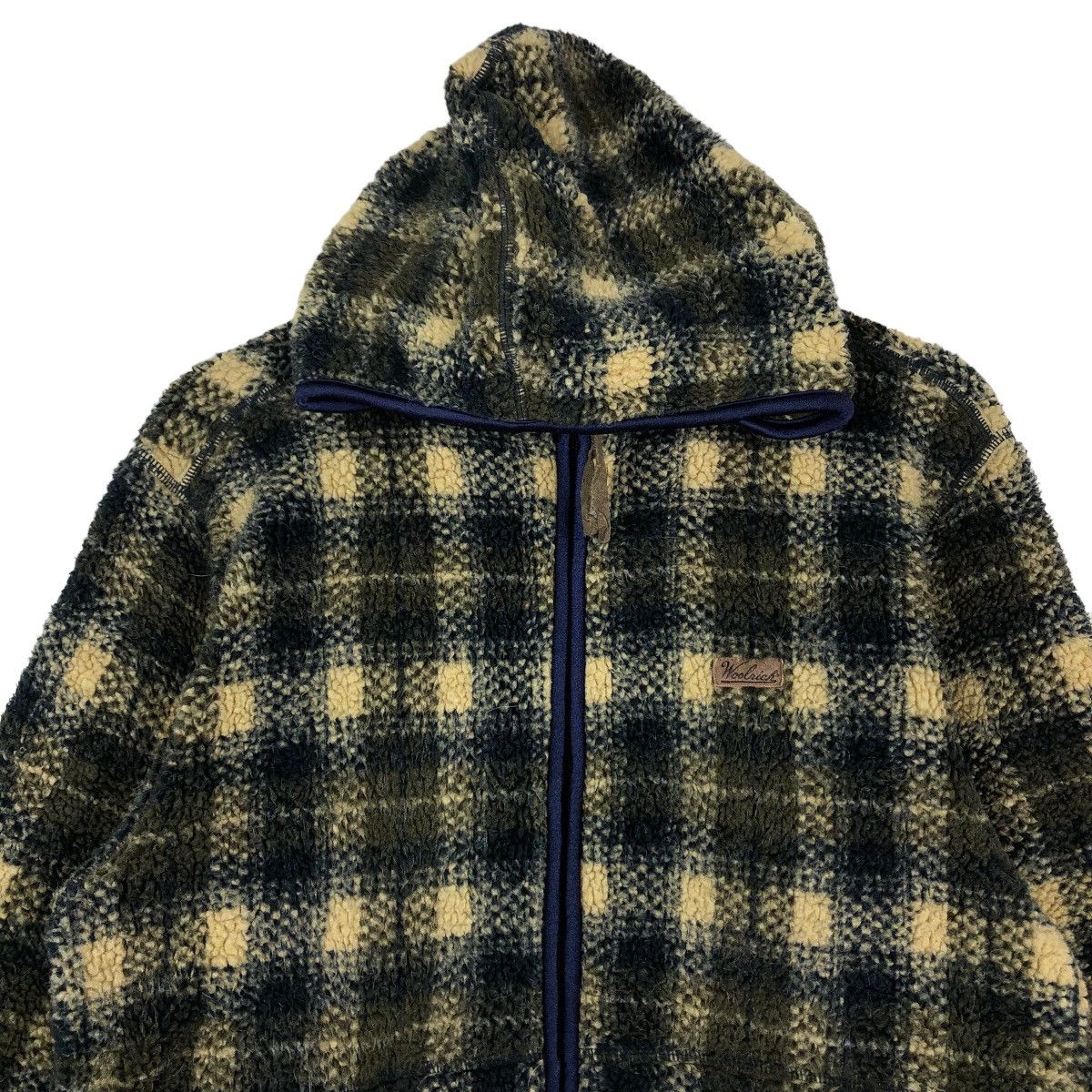 Woolrich Woolen Mills 🔥90’s Vintage Woolrich Jacket Tartan Design Hoodie Size L / US 10 / IT 46 - 2 Thumbnail