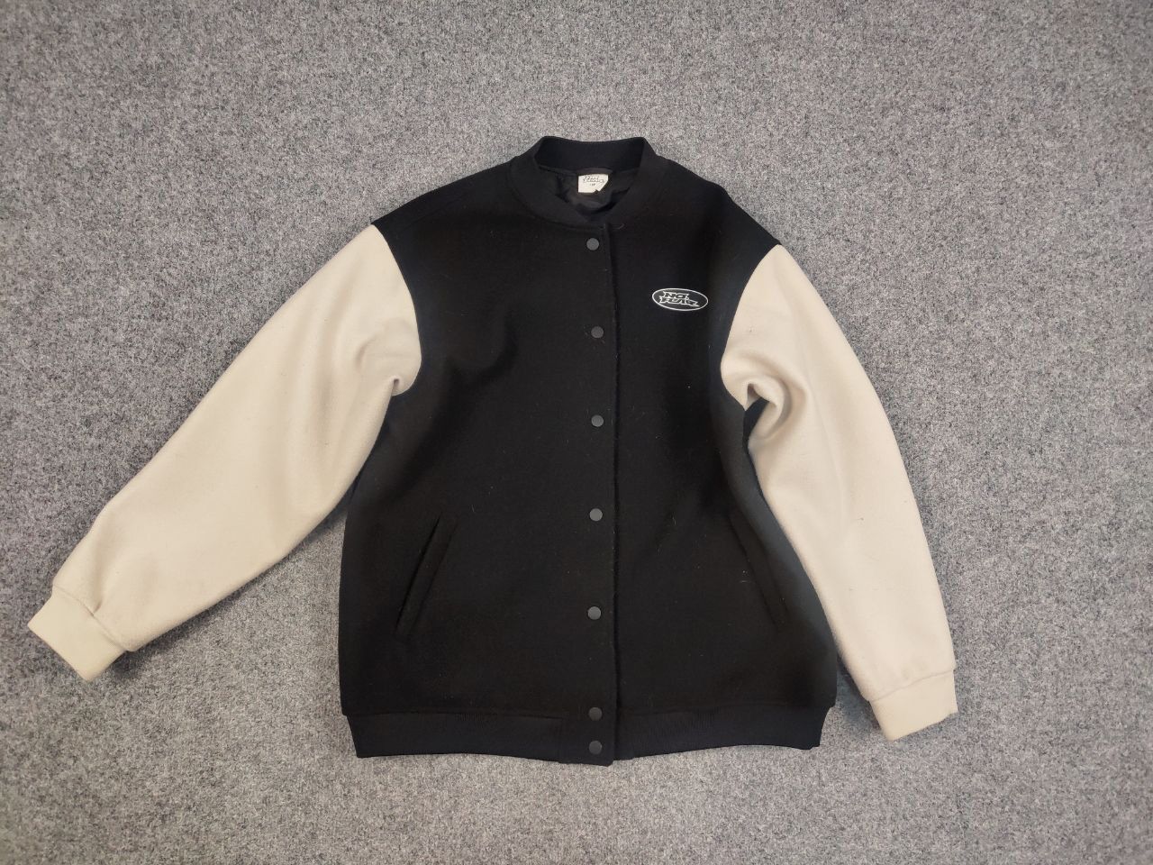 No Fear No Fear Black Varsity Bomber Jacket Vintage Y2K Style Size US S / EU 44-46 / 1 - 6 Thumbnail